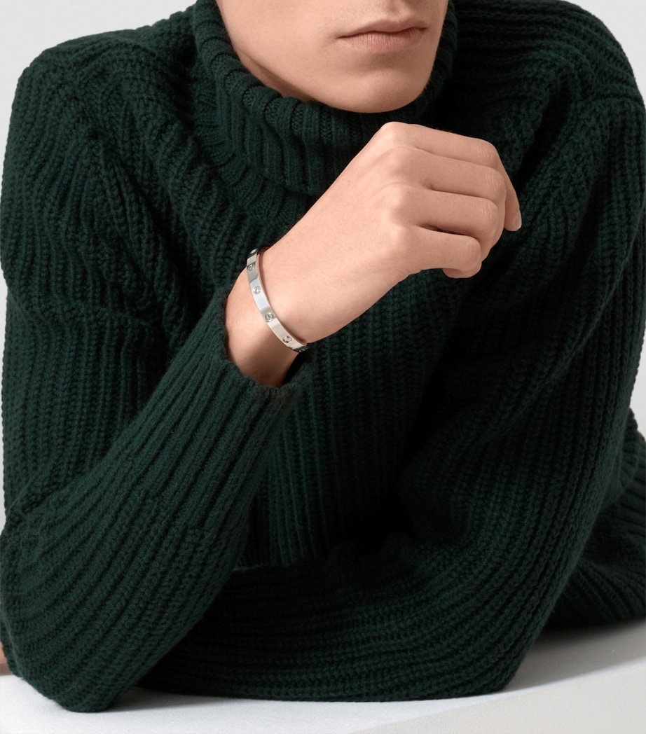 LOVE Classic White Gold 4-Diamond Bracelet WHITE GOLD Image 13