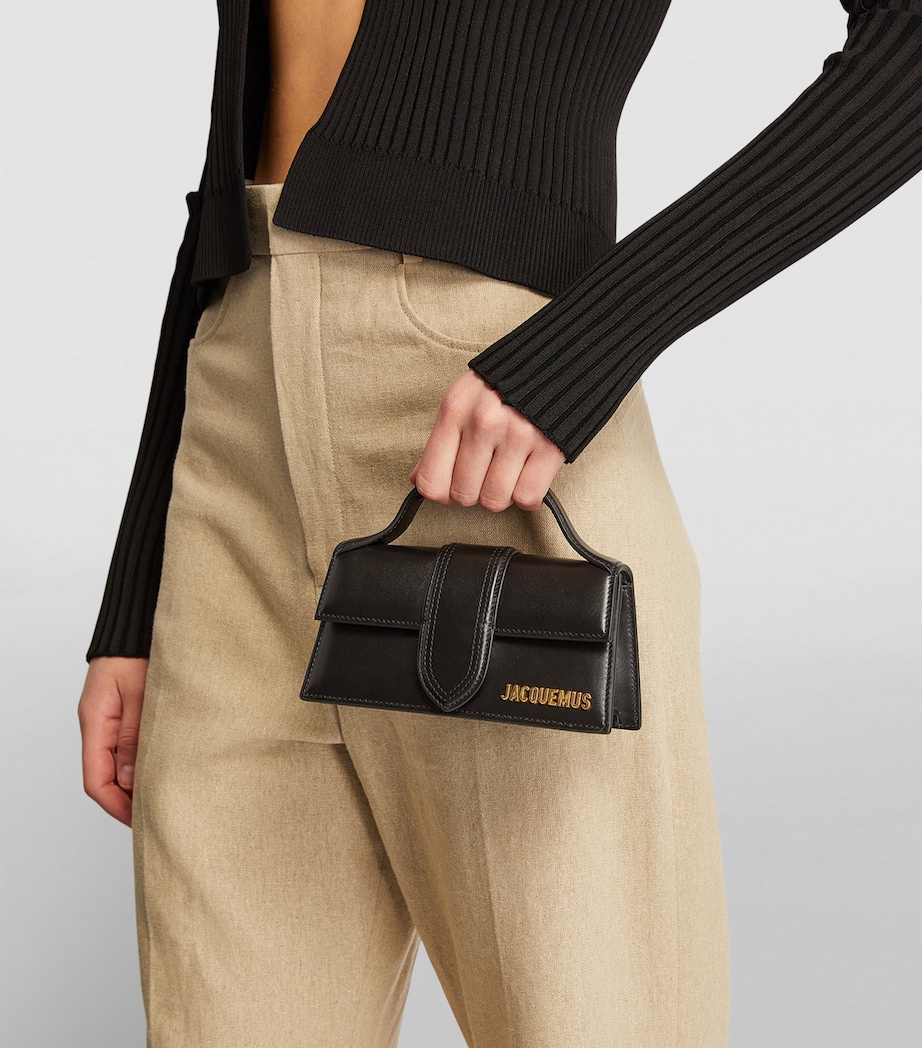 Mini Leather Le Bambino Top-Handle Bag 990 BLACK Image 5