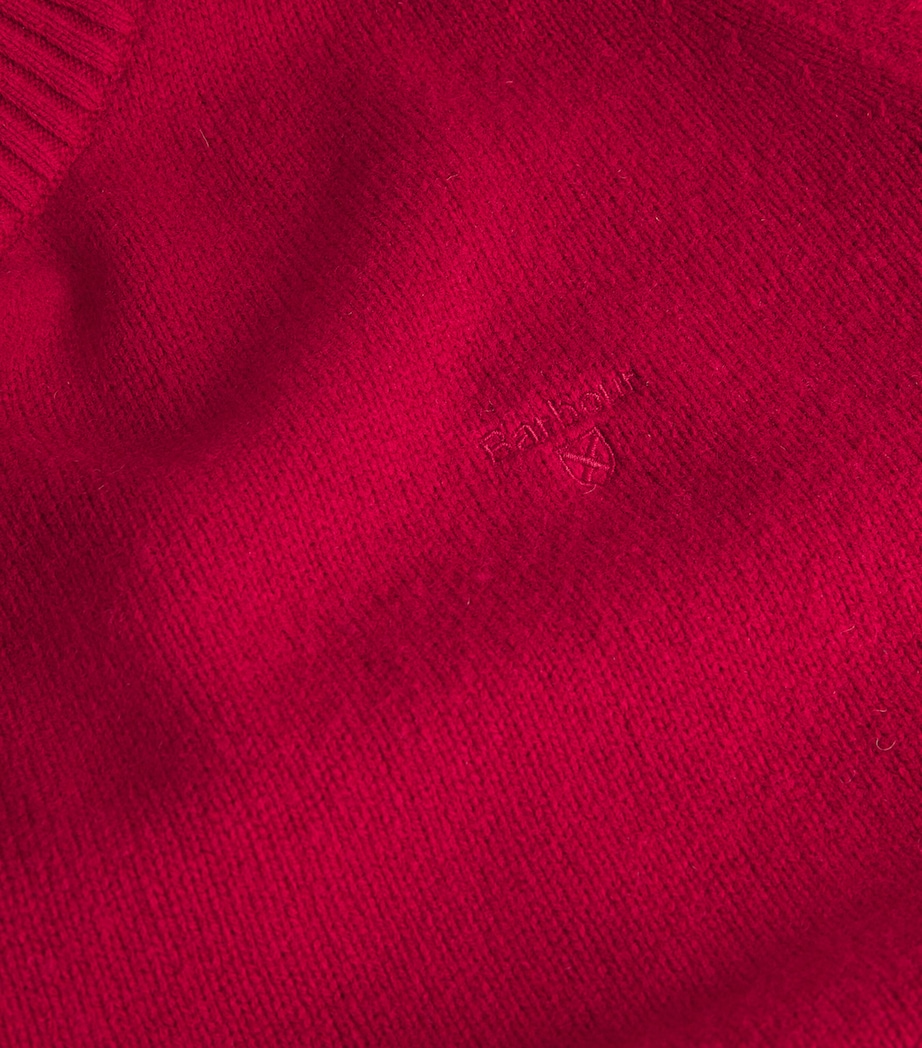Wool Grangetown Sweater BIKING RED Image 5