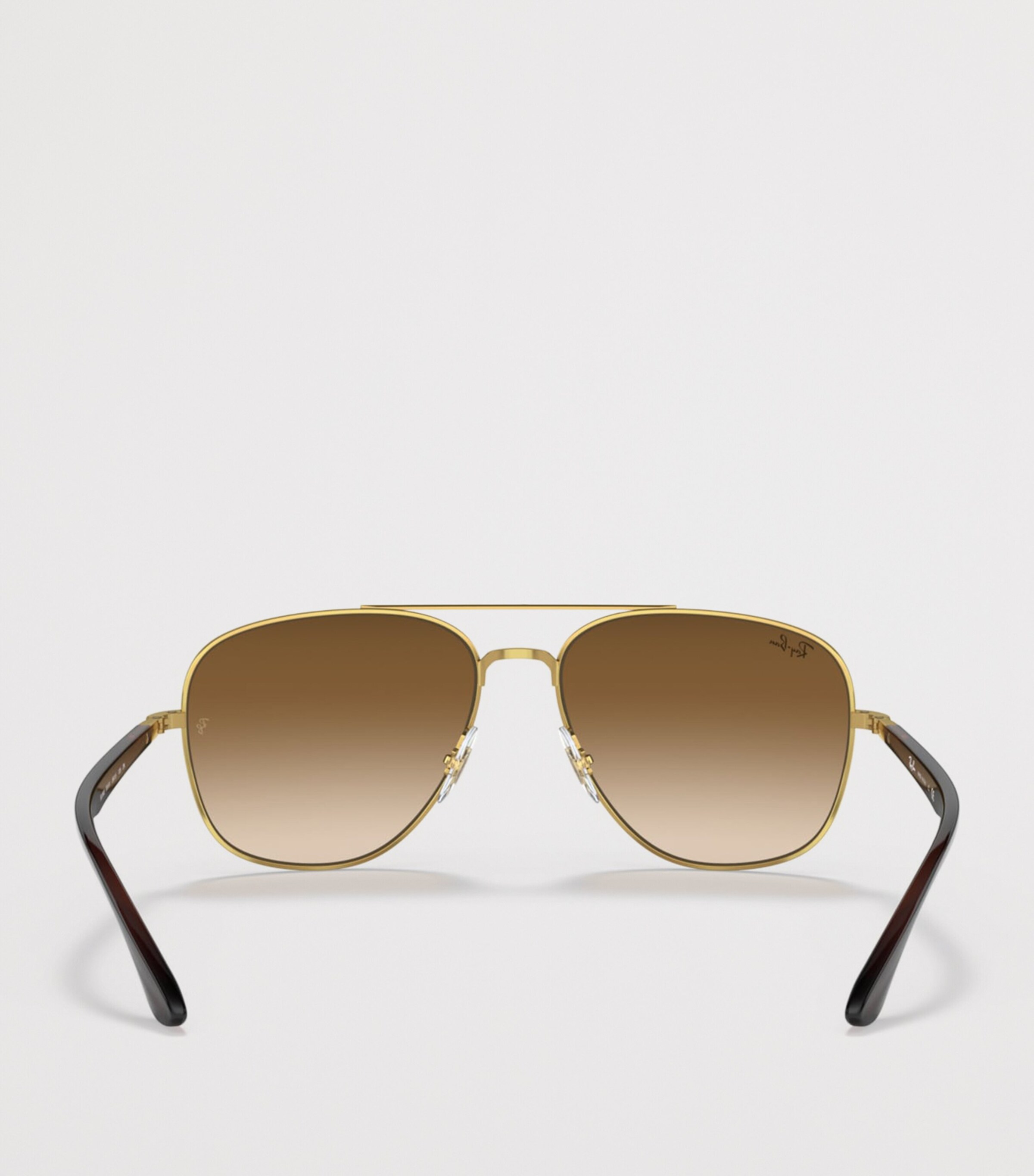 Ray-Ban Metal Square Sunglasses Gold Image 4
