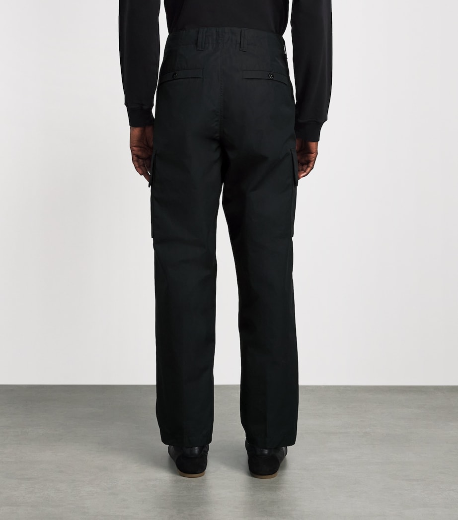 Stone Island Mens Cotton-Canvas All-Weather Ghost Trousers Image 5