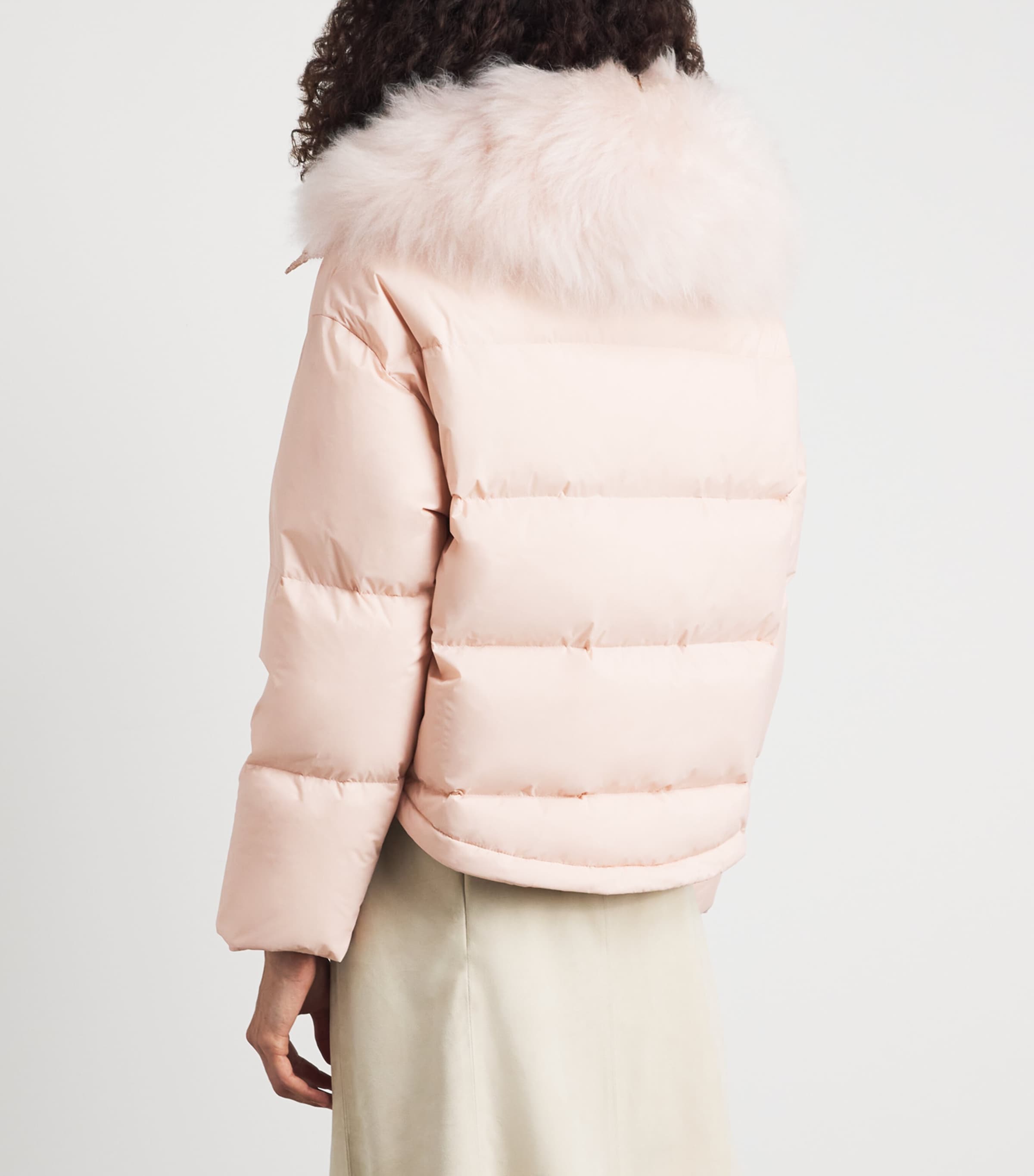 Yves Salomon Womens Down Technical Puffer Jacket Image 5