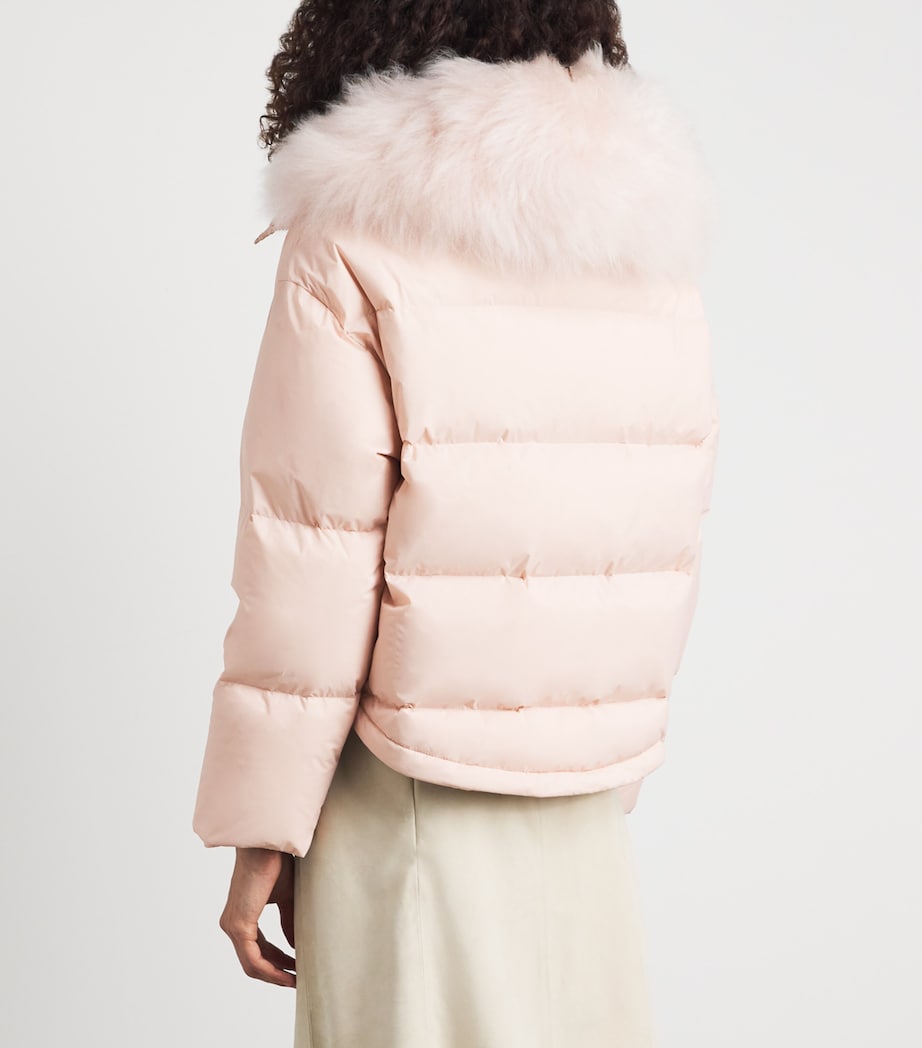 Yves Salomon Womens Down Technical Puffer Jacket Image 5