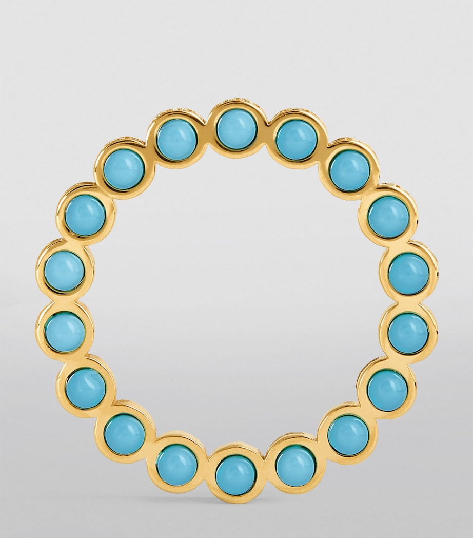 L'ATELIER NAWBAR Yellow Gold, Diamond and Enamel The Cobalt Ring Yellow Gold Image 2