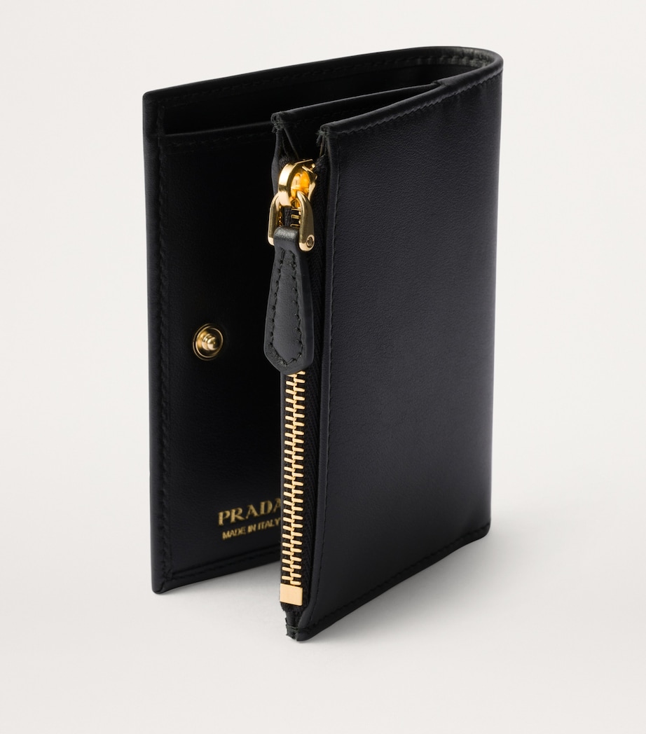 Small Leather Triangle Wallet F0002 Image 3