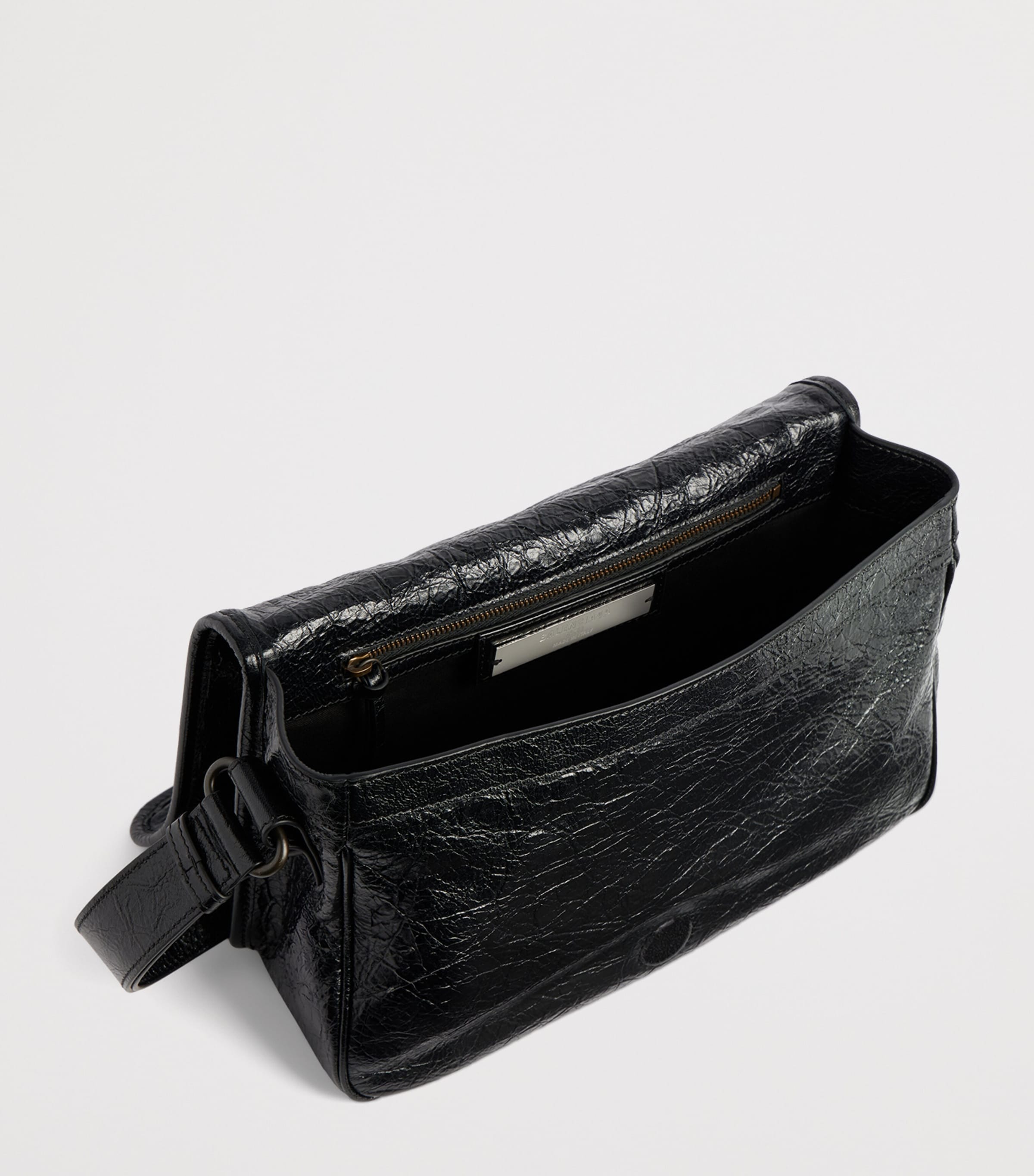 Balenciaga Crinkled Calfskin Le City Messenger Bag Image 4