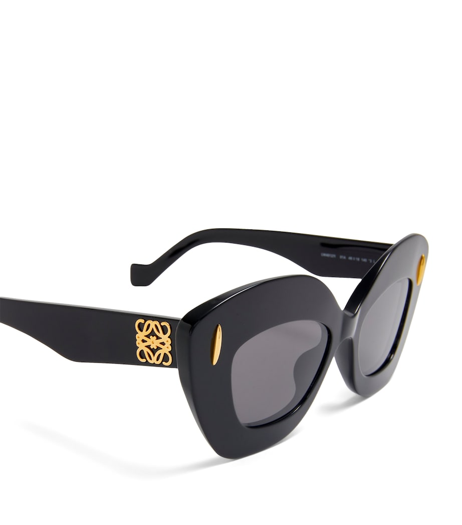 Retro Screen Sunglasses BLACK Image 4