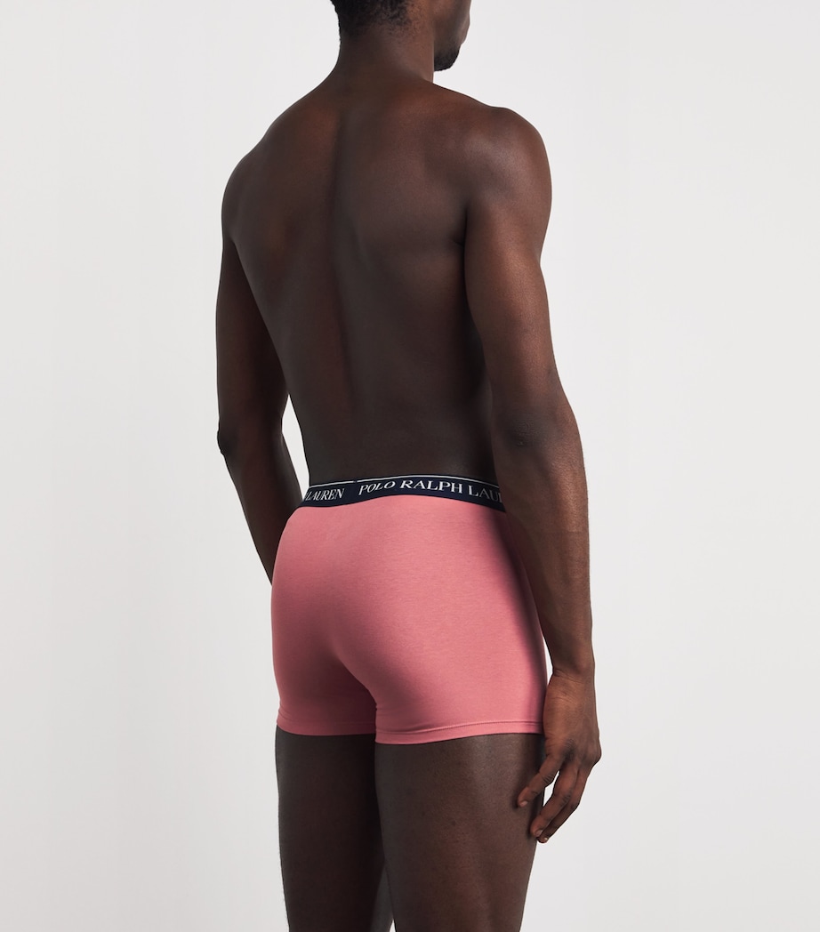 Stretch-Cotton Classic Trunks (Pack of 3) 3PK NVY/PINK/WHT Image 3