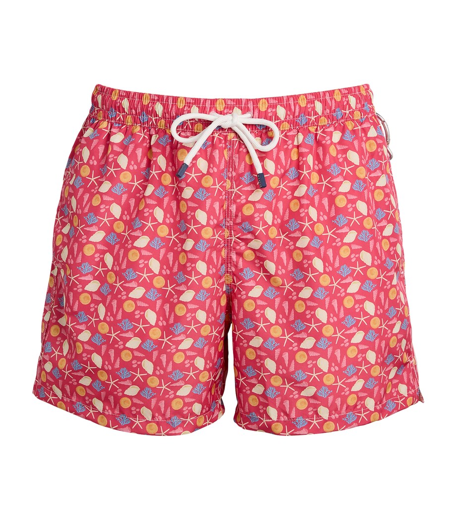 Fedeli Mens Printed Madeira Swim Shorts Multi Image 1