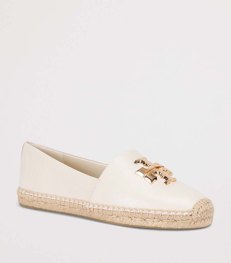 Leather Eleanor Espadrilles CREAM Image 3