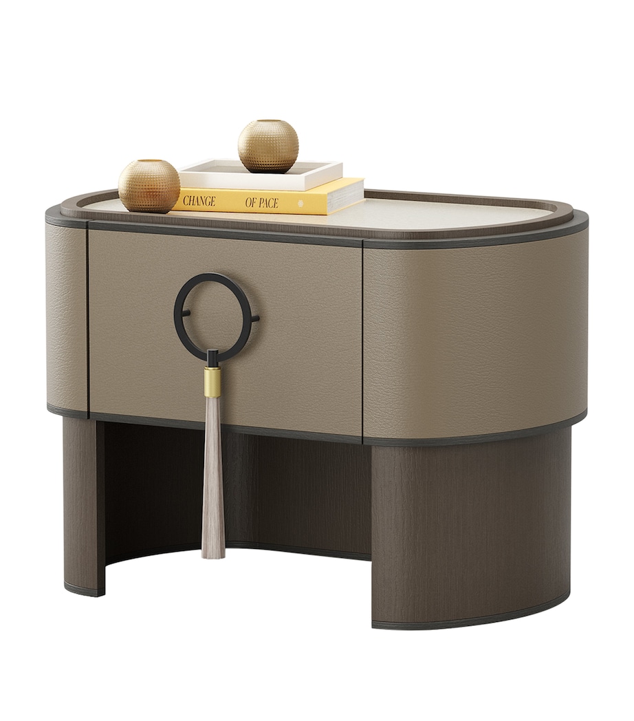 Frato Wood Daegu Bedside Table Brown Image 3