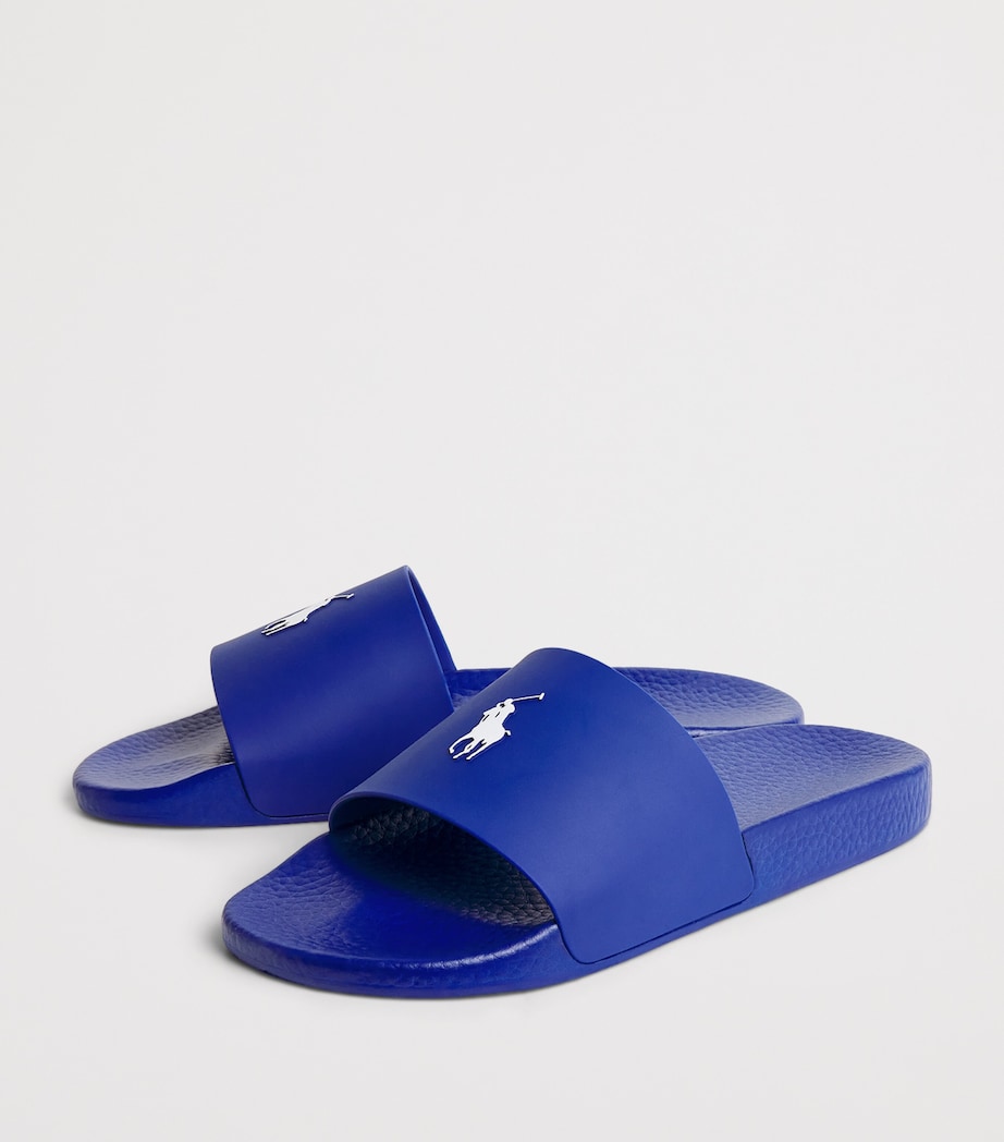 Polo Pony Slides BRIGHT PURPLE Image 3