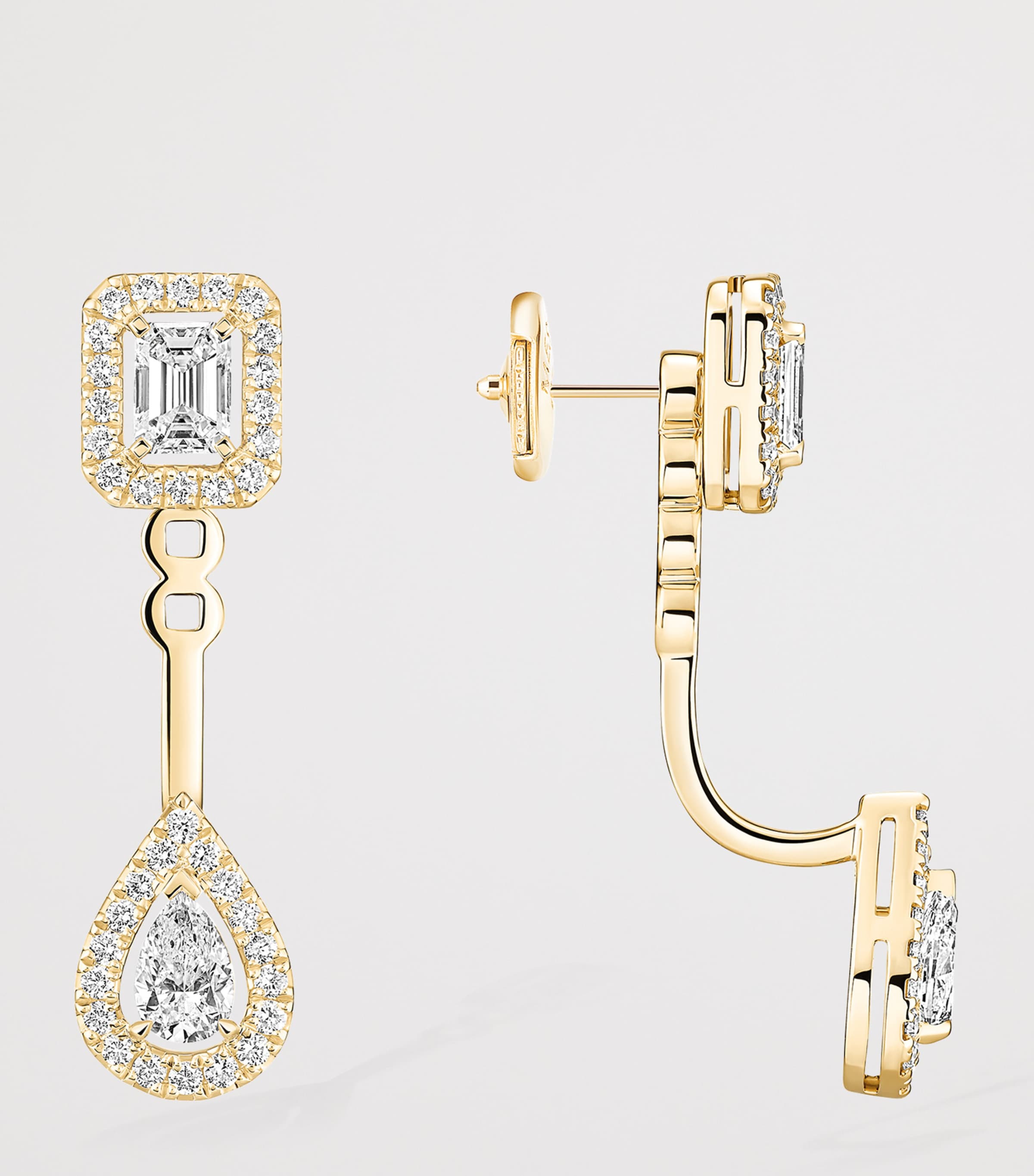 Messika My Twin Yellow Gold and Diamond Earrings (0.86ct) Yellow Gold Image 3