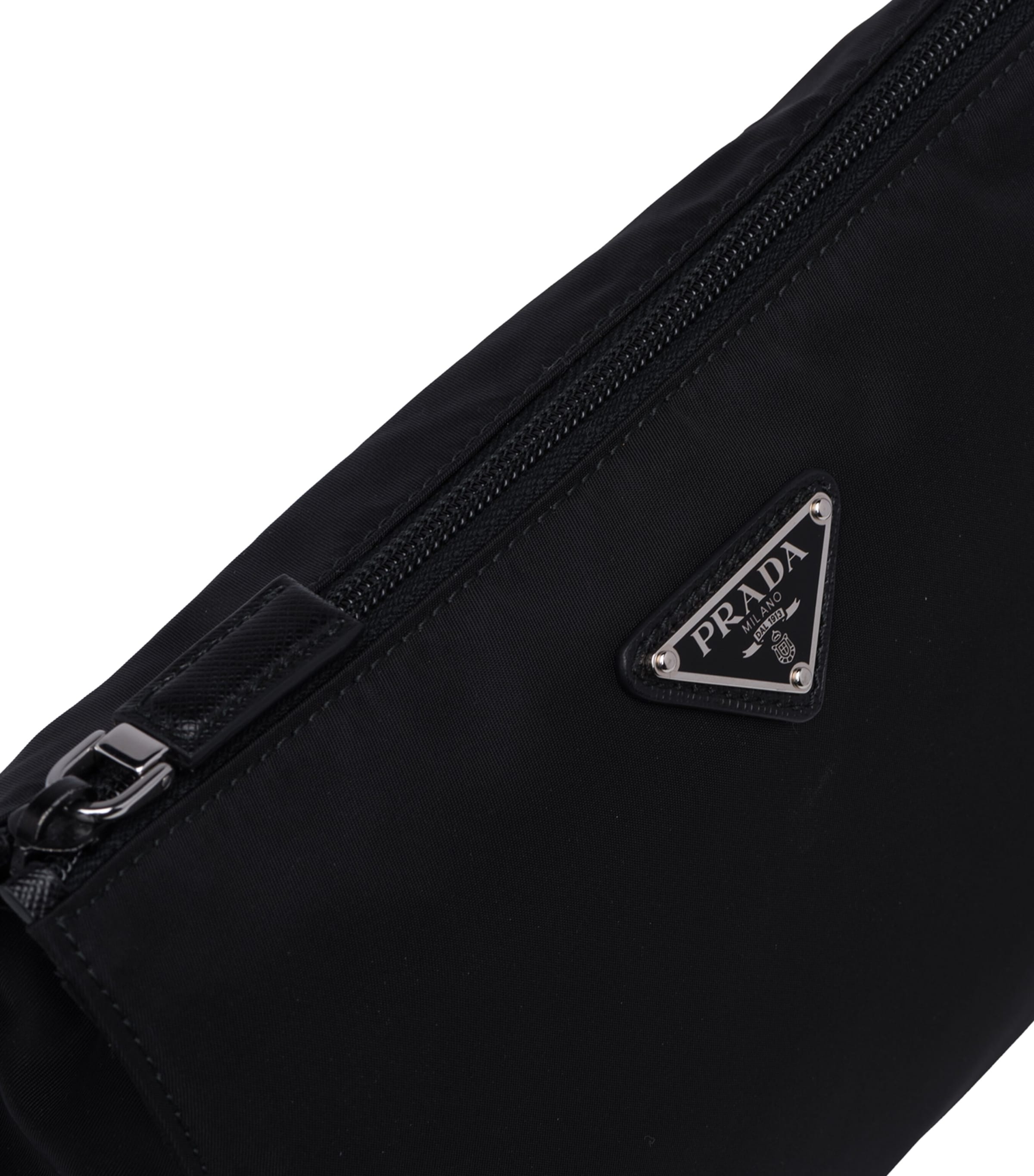 Prada Re-Nylon and Saffiano Leather Pouch Image 6