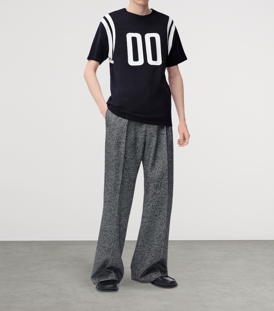 Collegiate Patch T-Shirt BURGUNDY Image 2