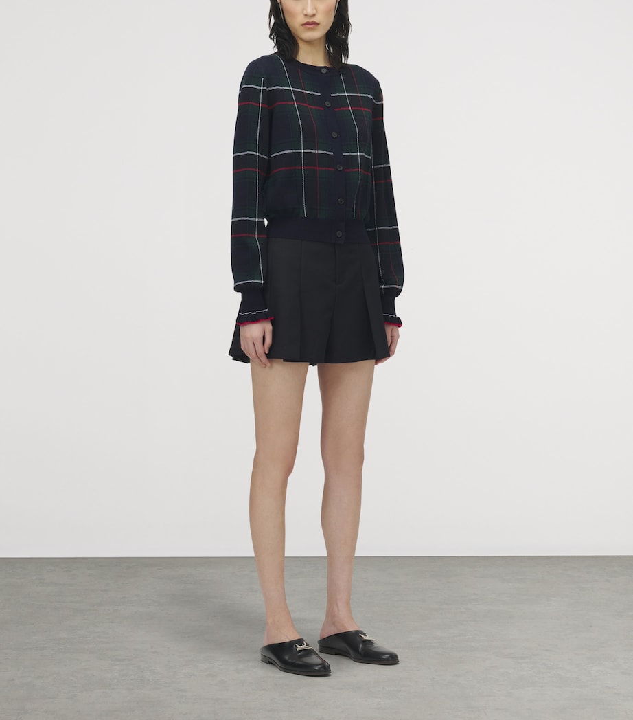 Wool Tartan Cardigan 4366 Image 3