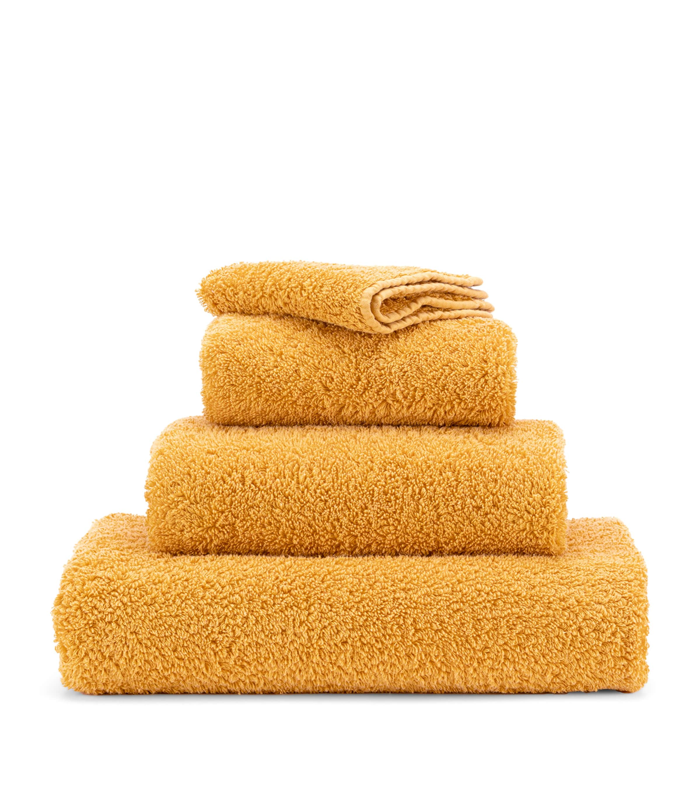 Abyss & Habidecor Super Pile Face Cloth (30cm x 30cm) Curcuma Image 1