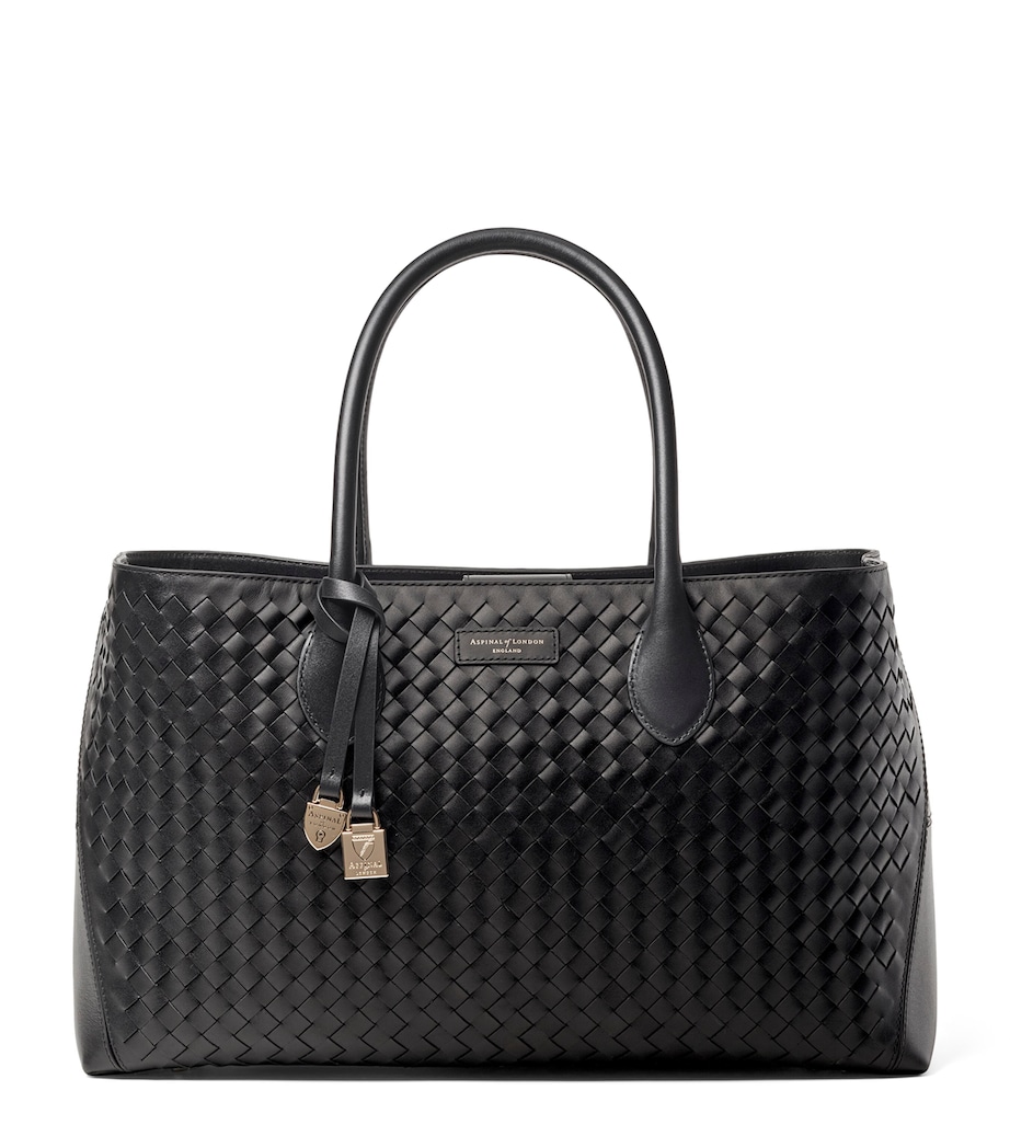 Leather London Tote Bag BLACK Image 1