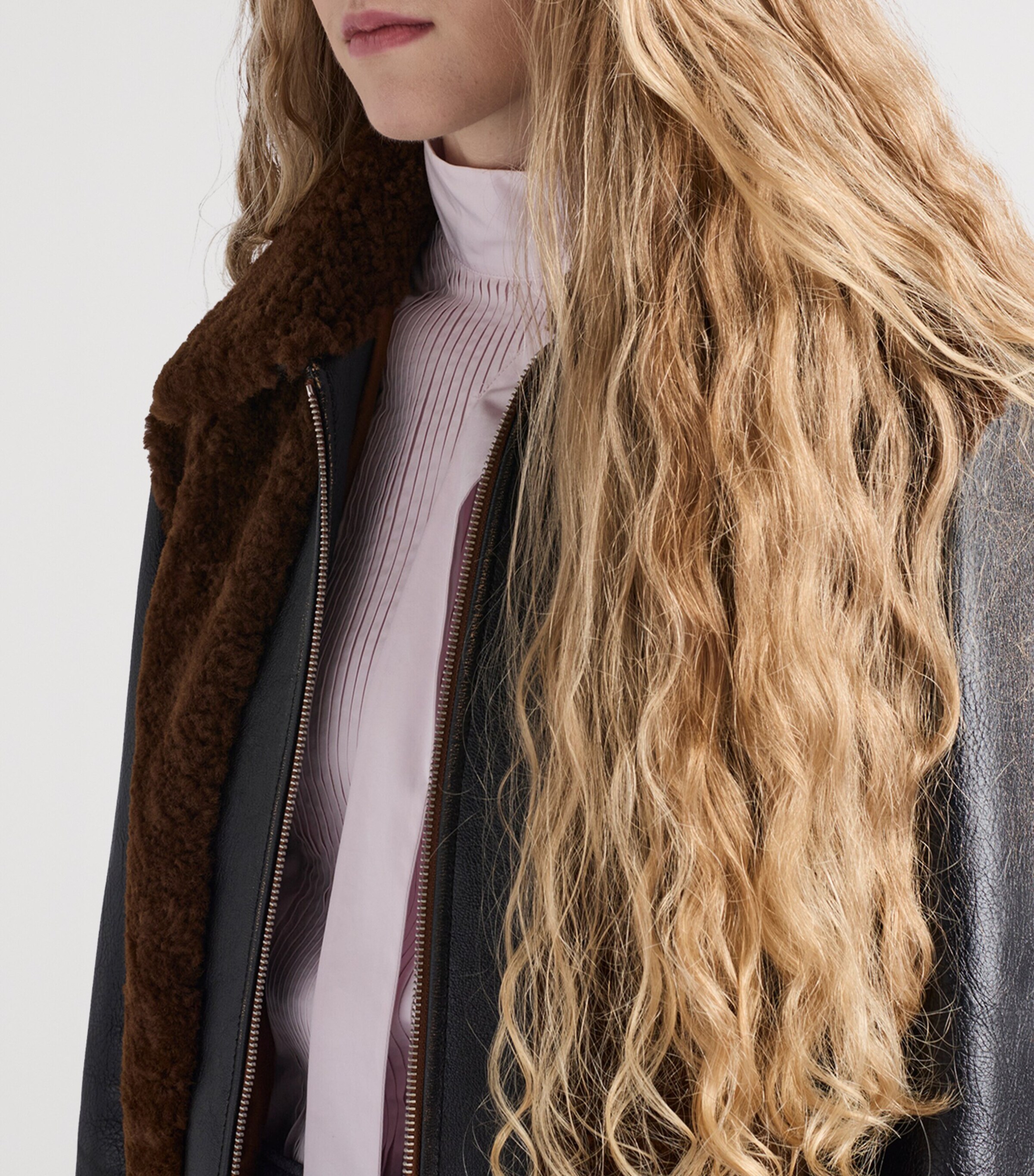 Cotton Poplin Embroidered Blouse F0442 Image 6