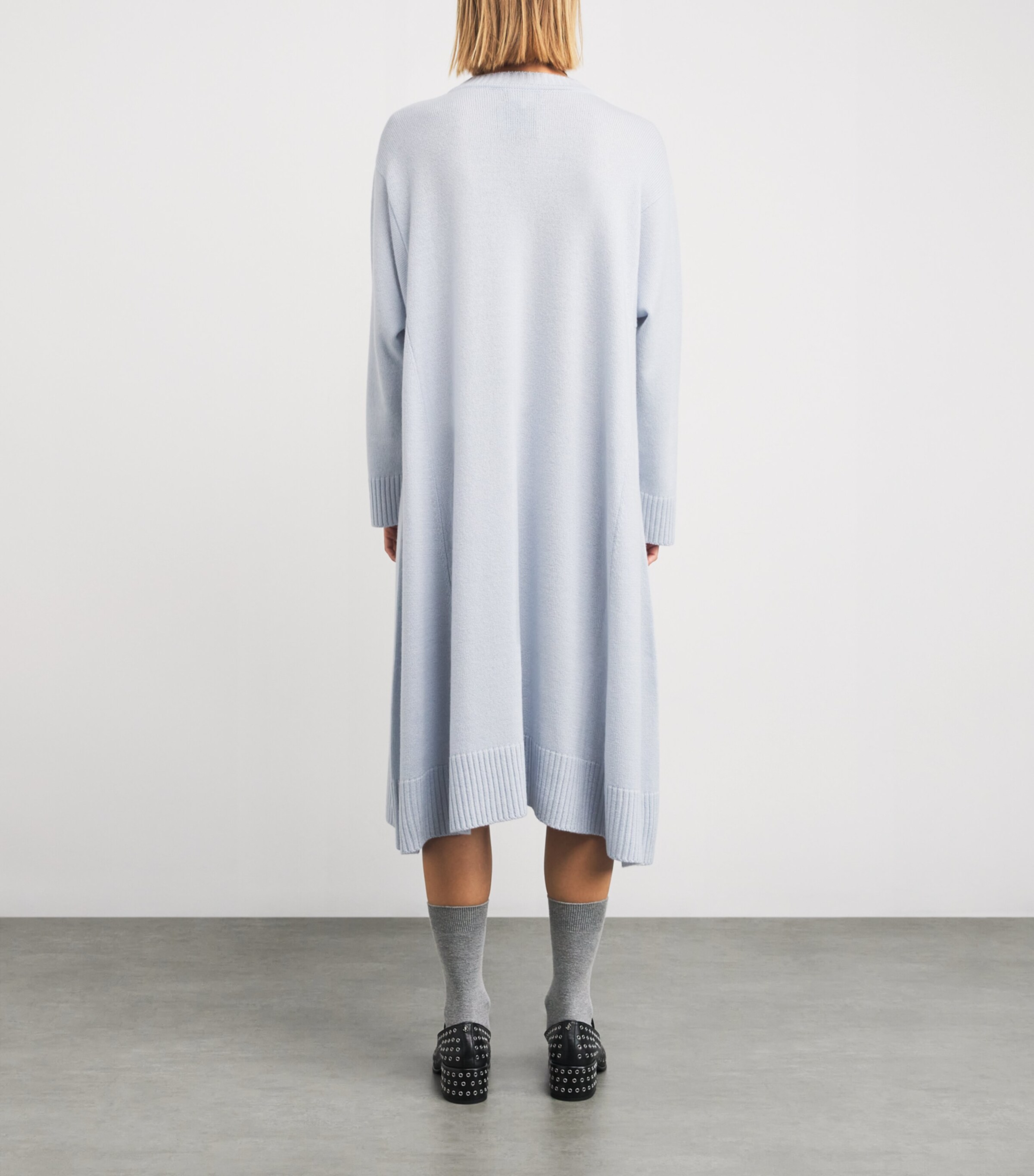 Cashmere A-Line Sweater Dress BRGTNBL Image 3