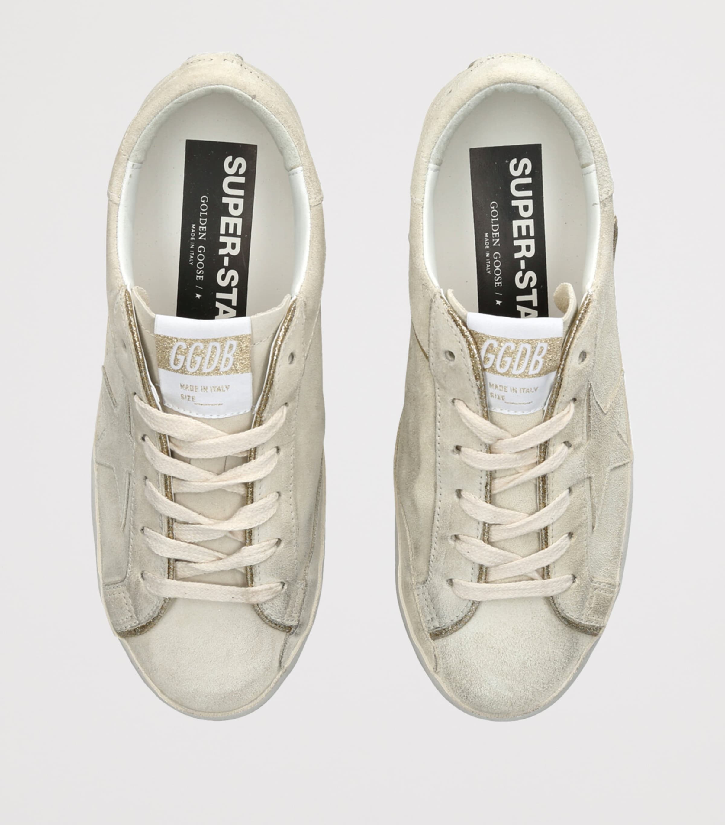 Golden Goose Suede Super Star Sneakers Beige Image 4