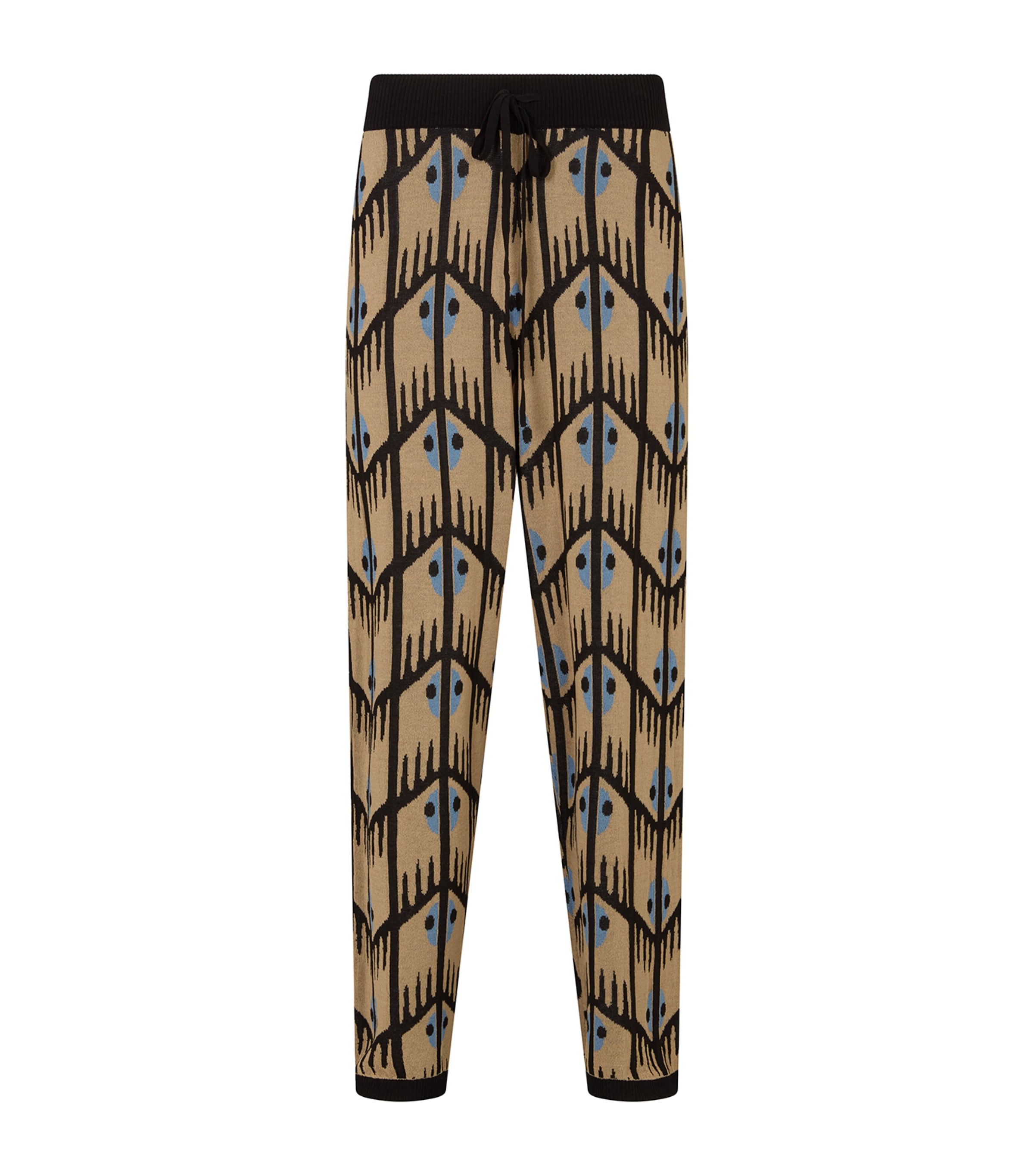 Geometric Jacquard Trousers todayful Geometric Jacquard Trousers