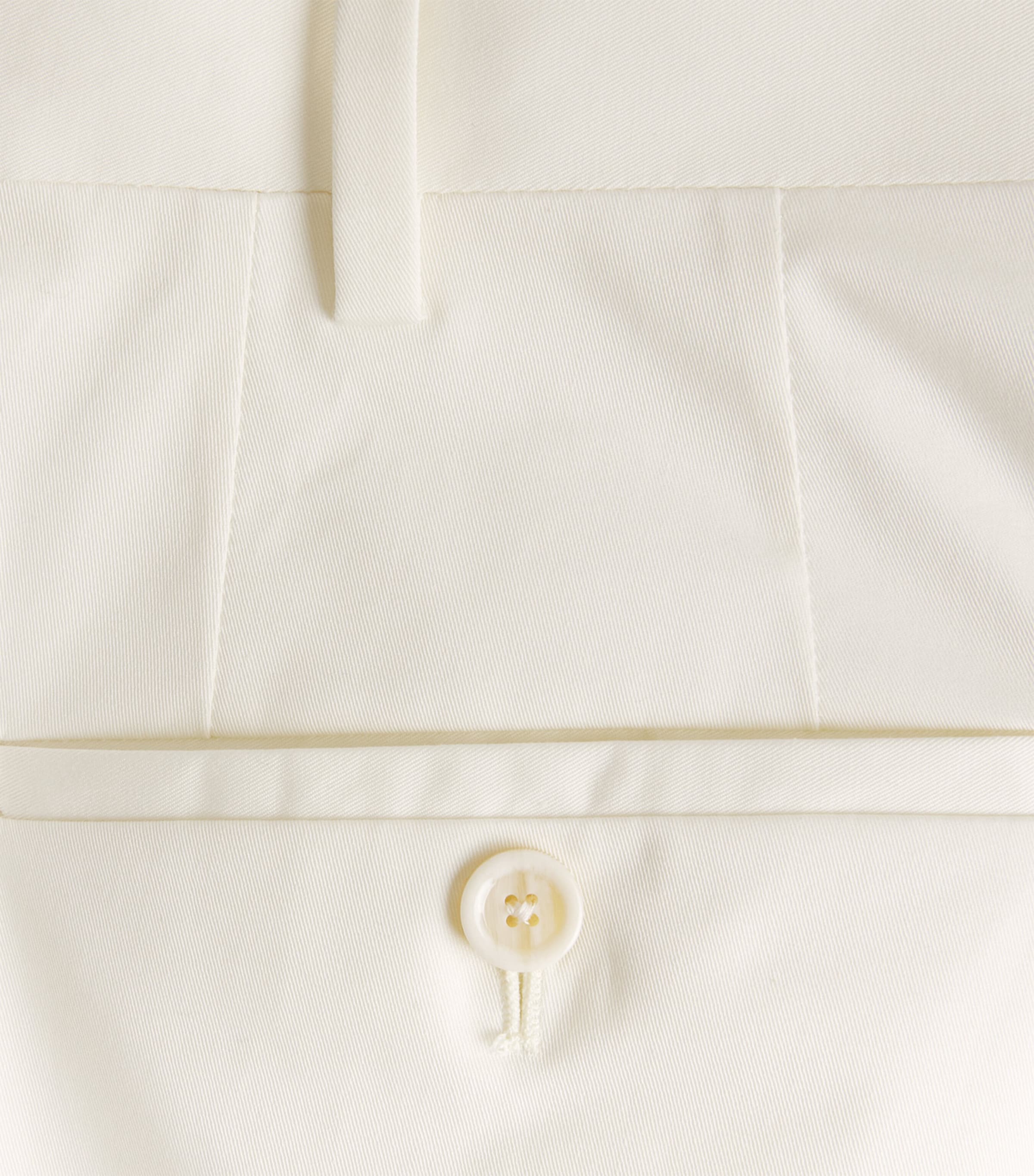 Wool Slim Fit Trousers 101 WHITE Image 5