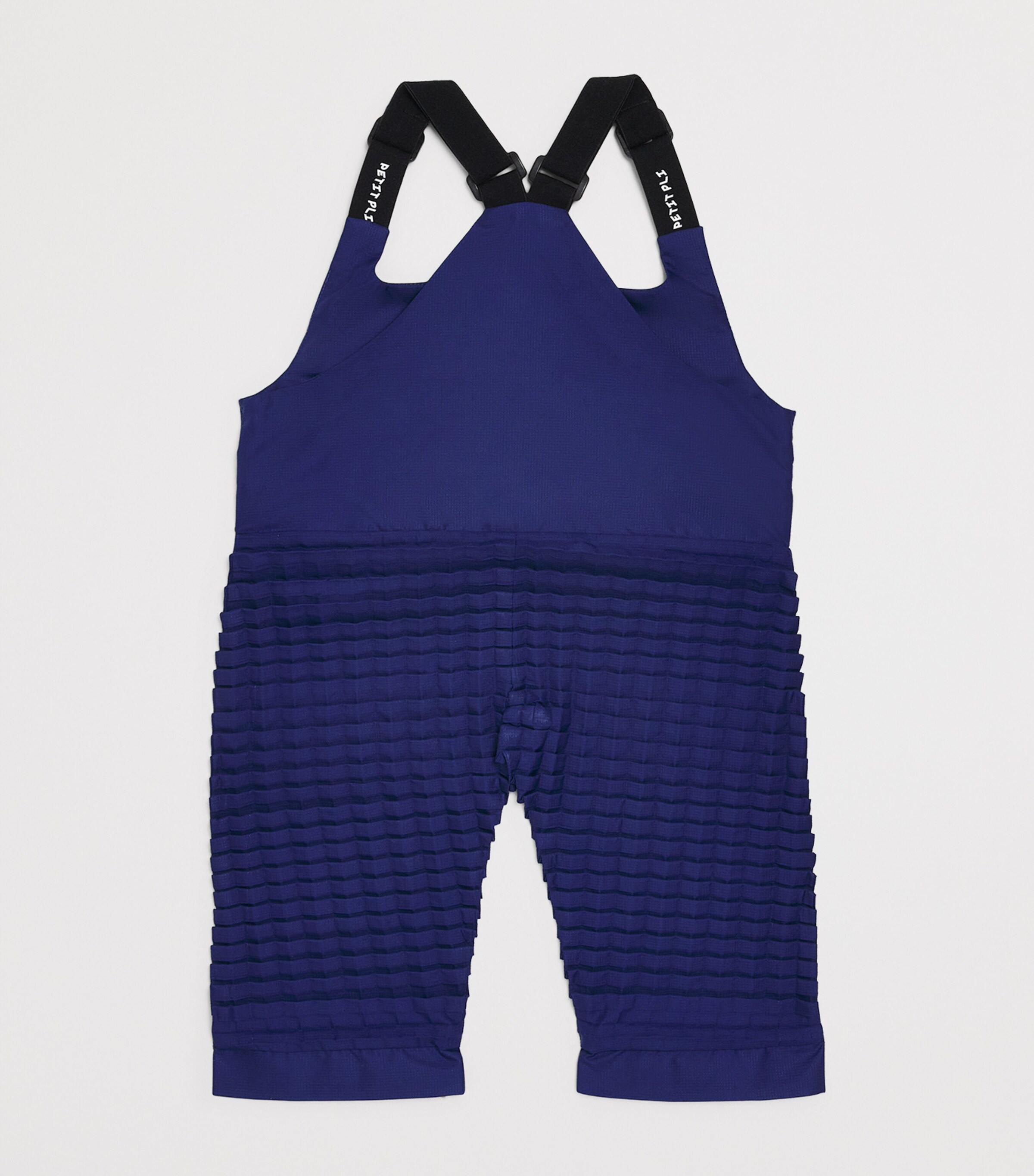 Petit Pli Recycled Crinkle Versatile Dungarees (0-12 Months) Orion Blue Image 2