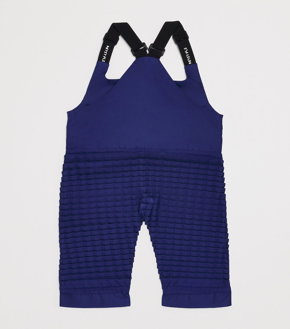Petit Pli Recycled Crinkle Versatile Dungarees (0-12 Months) Orion Blue Image 2