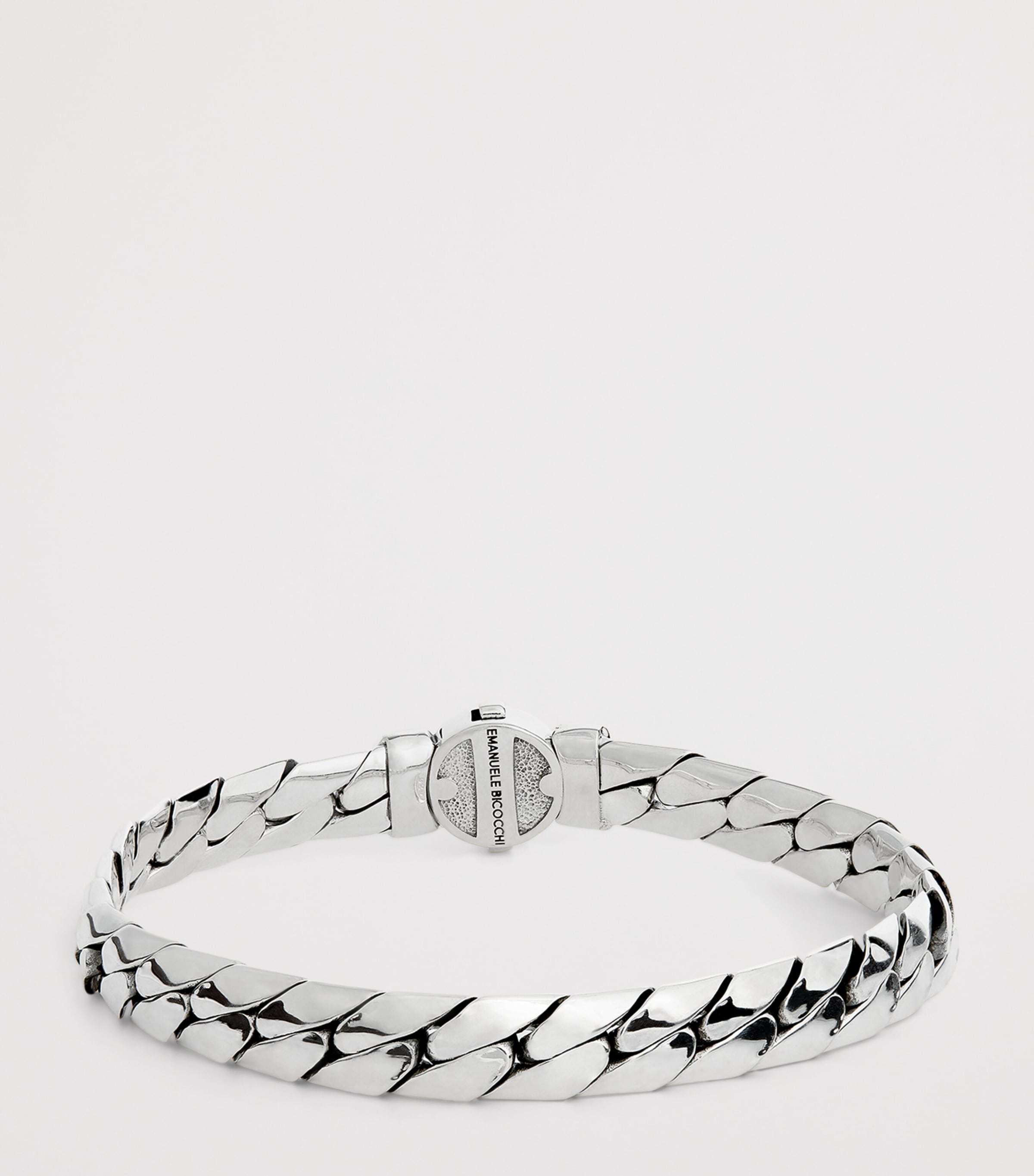 Sterling Silver Herringbone Chain Bracelet SILVER Image 3