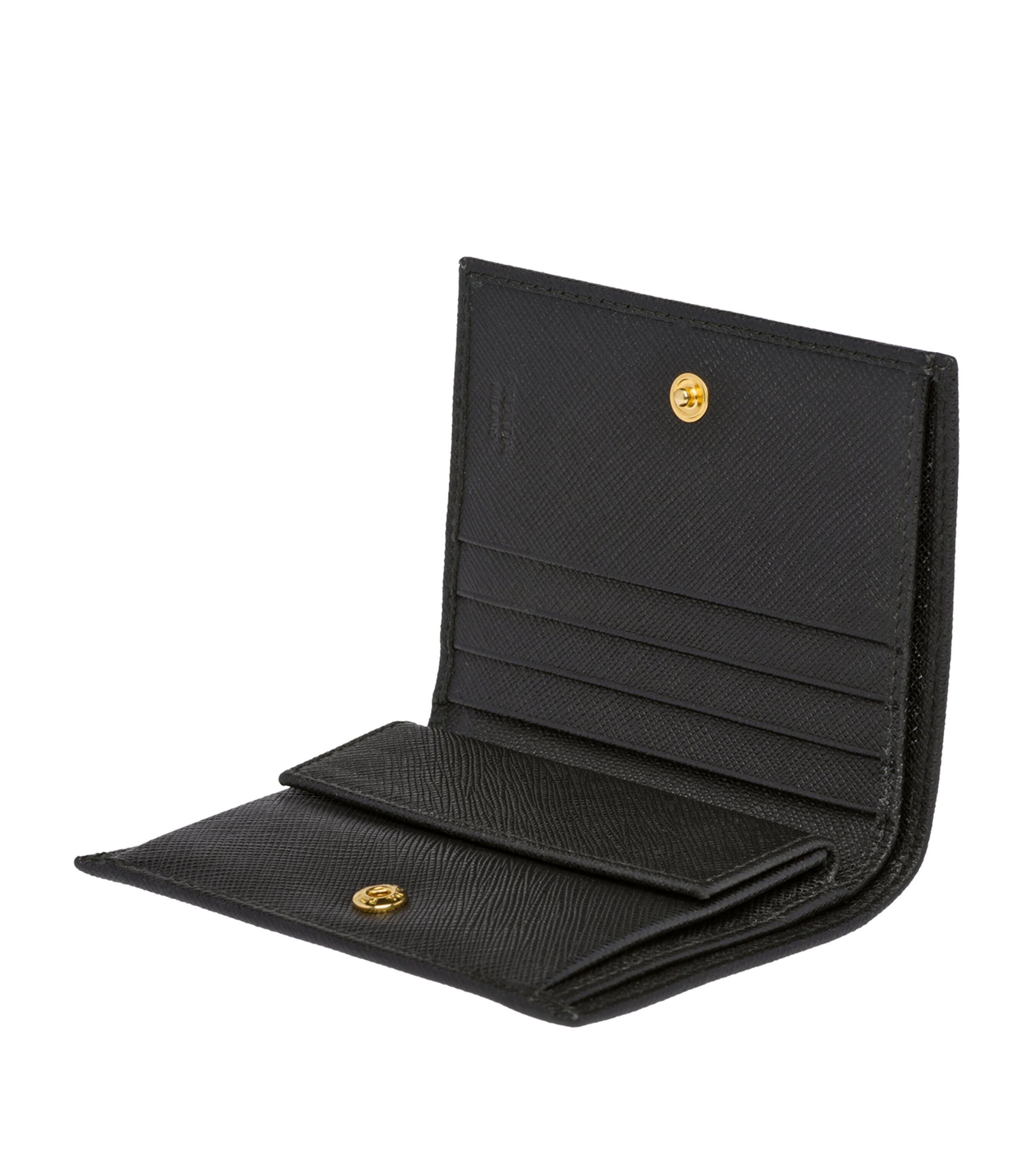 Small Saffiano Leather Bifold Wallet F0002 Image 5