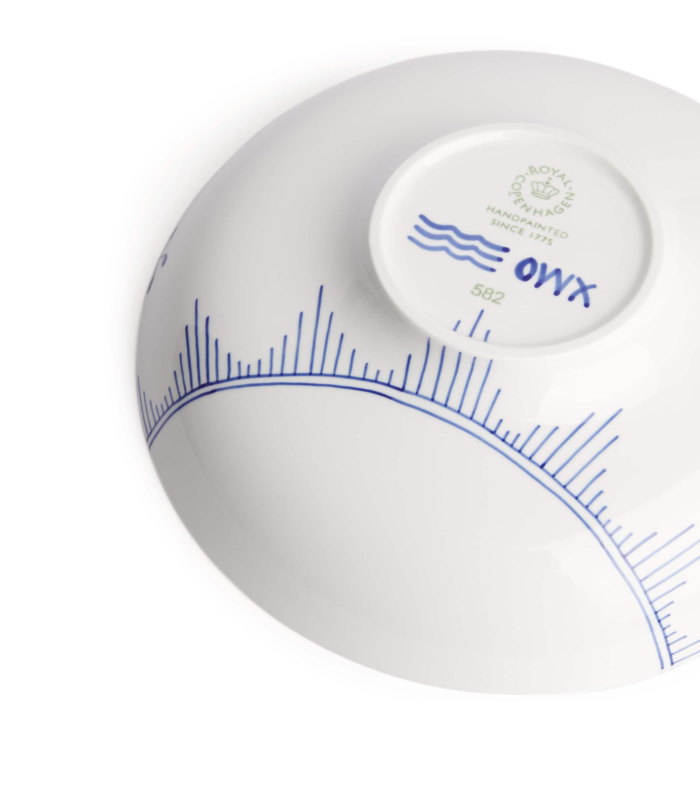 Blue Fluted Mega Bowl (34cm) BLUE Image 2