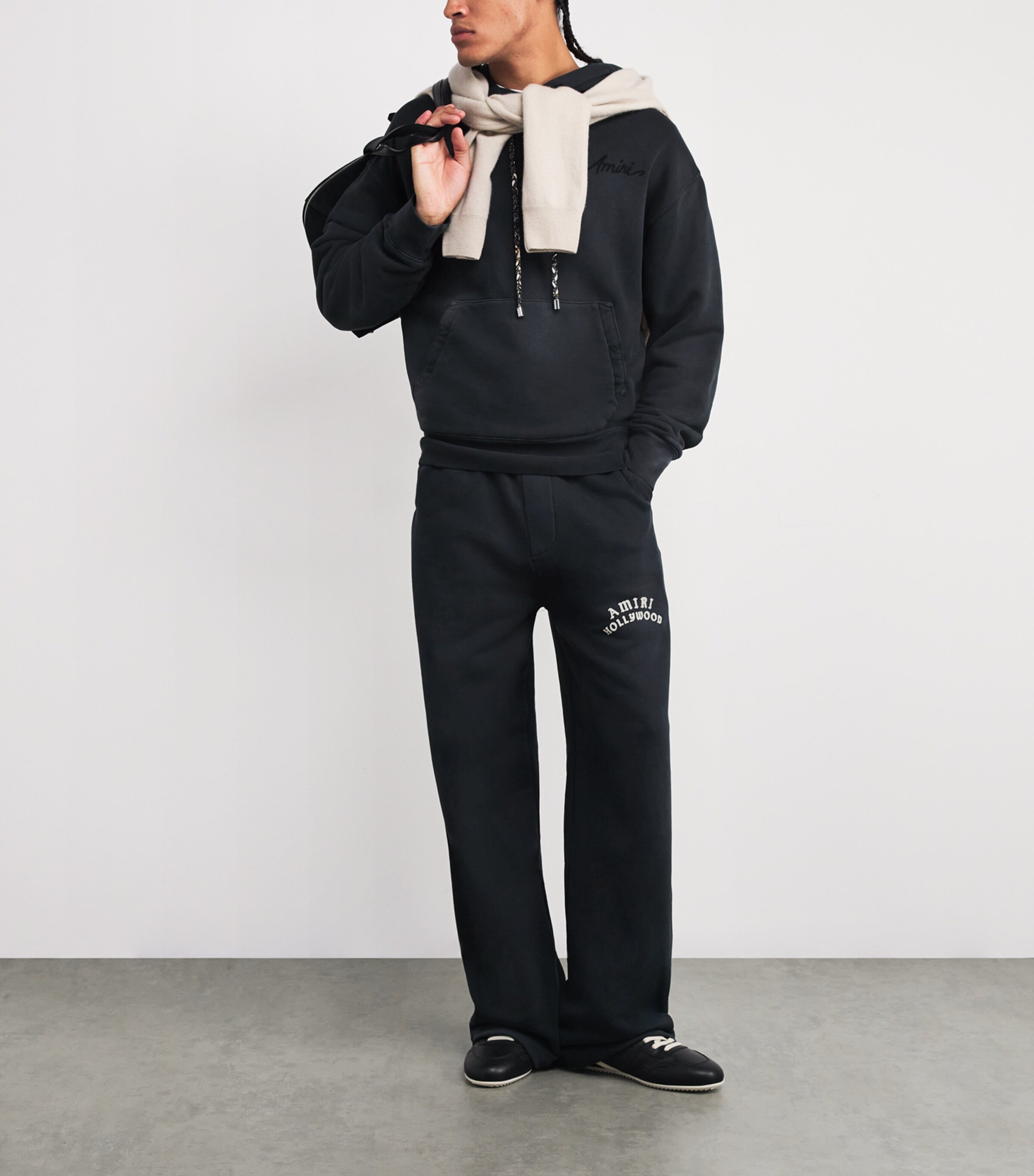 Hollywood Logo Sweatpants BLACK Image 2