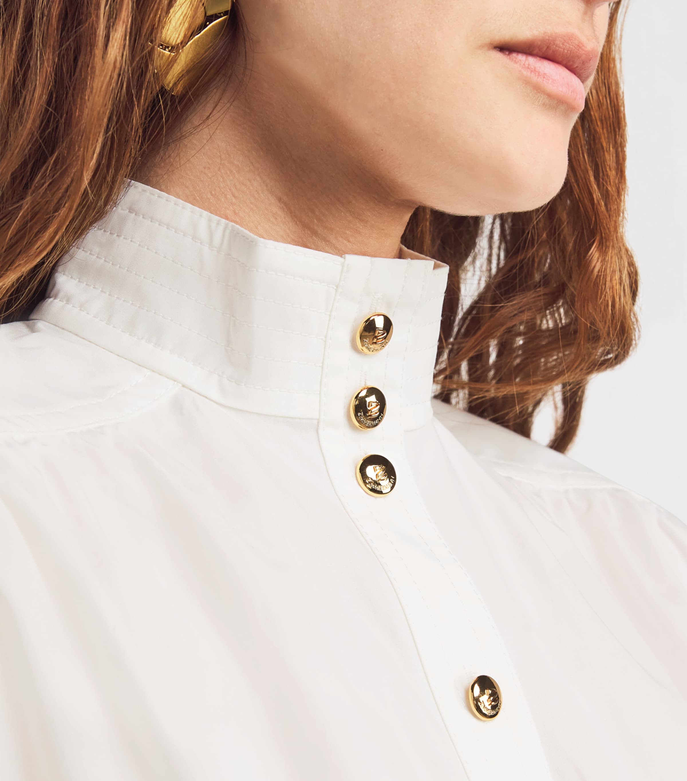 Utility Billow Blouse IVORY Image 6
