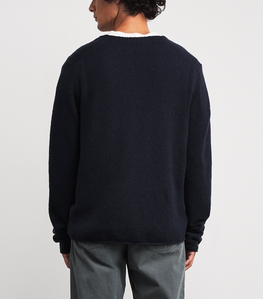 Nikola Wool Sweater DARK NAVY Image 4