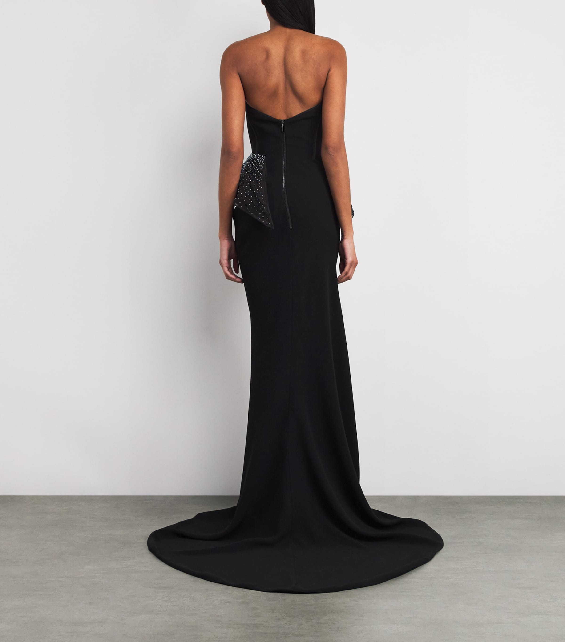 Embellished Hopeton Gown BLK/BEADED ATMSPHERE Image 3