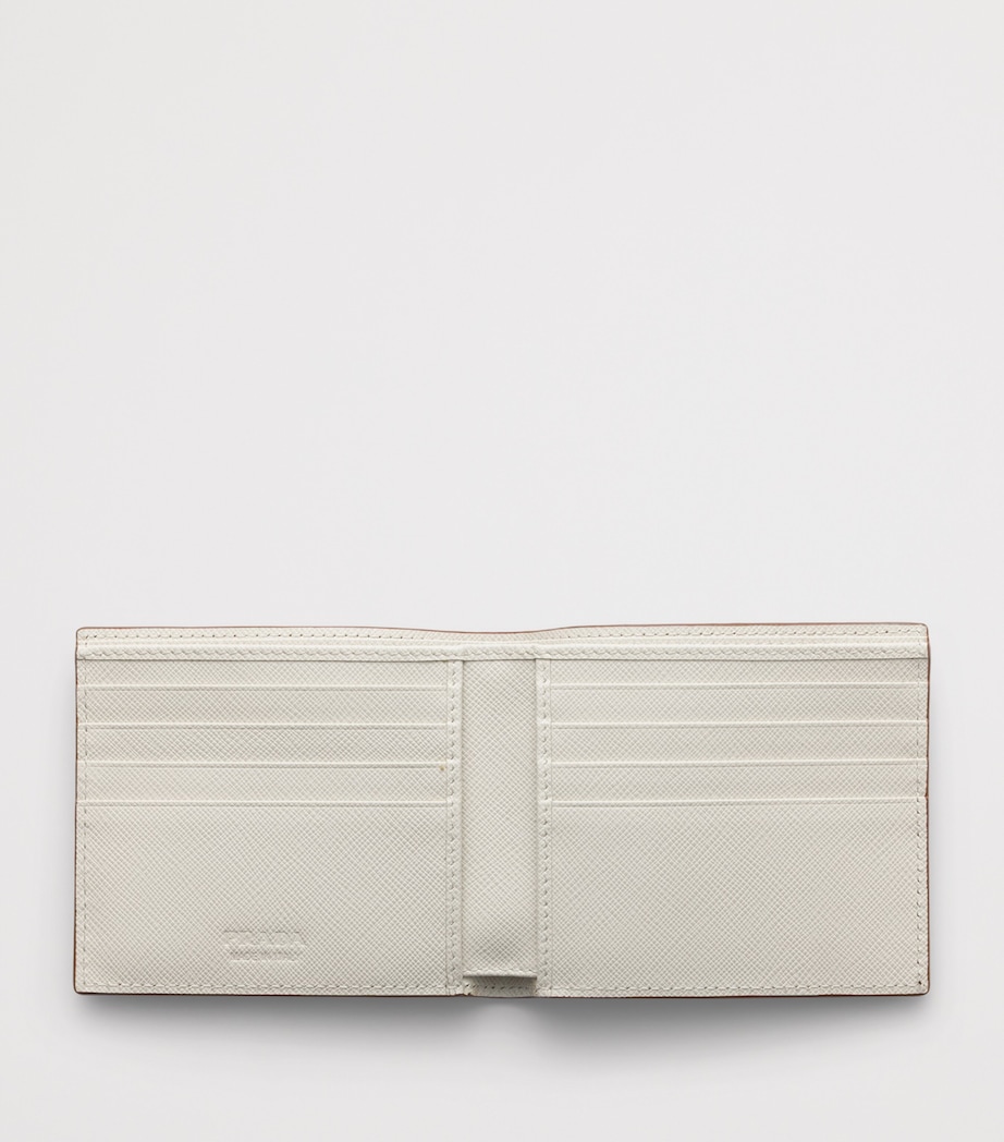Prada Saffiano Leather Wallet Brown Image 2