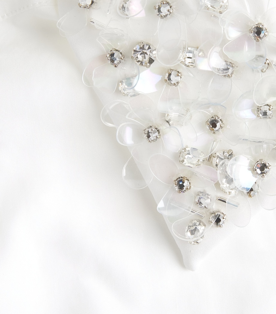 Balenciaga Womens Rhinestone-Embellished Shirt Image 3