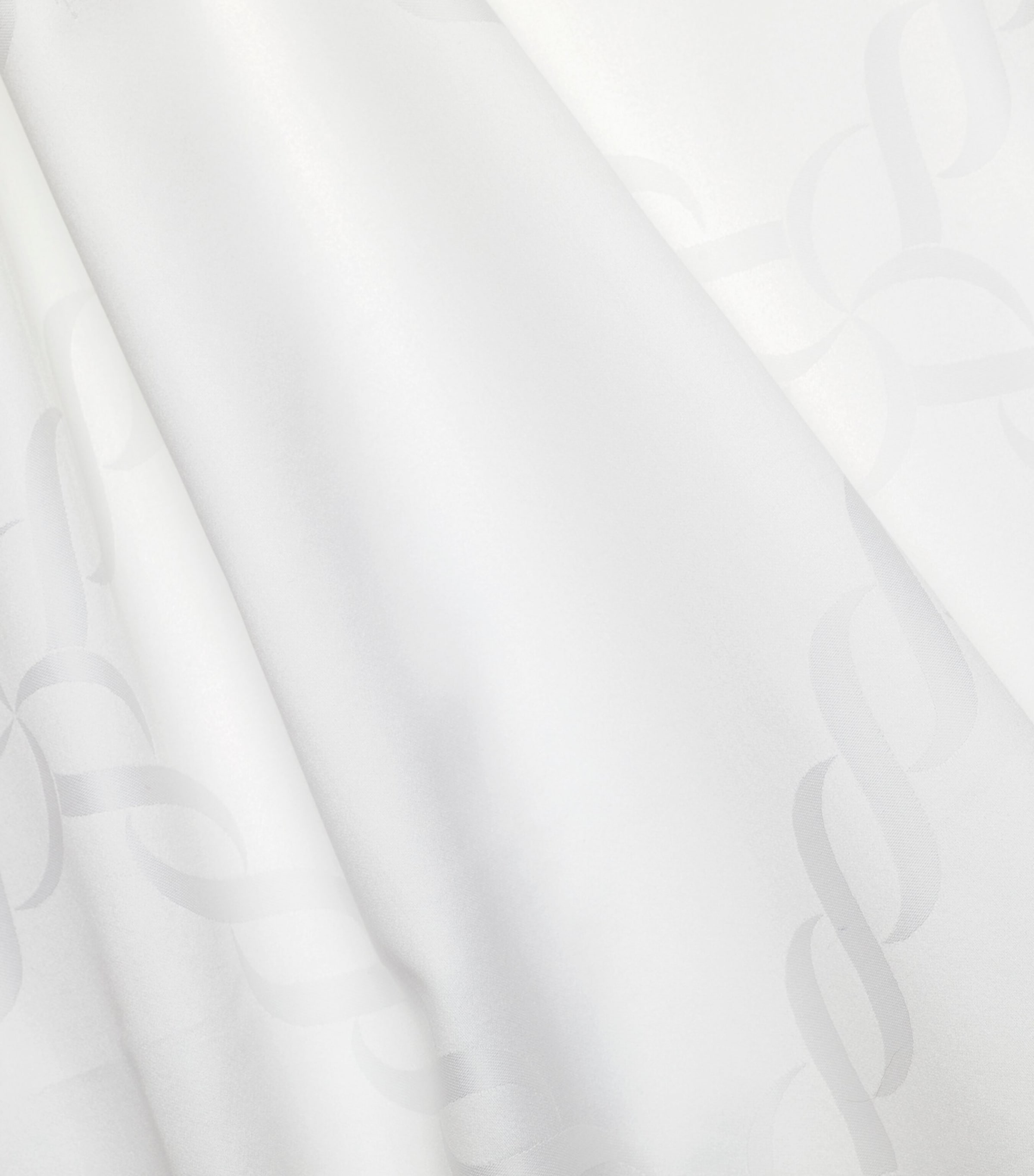 Pratesi Treccia Super King Flat Sheet (300cm x 270cm) White Image 3