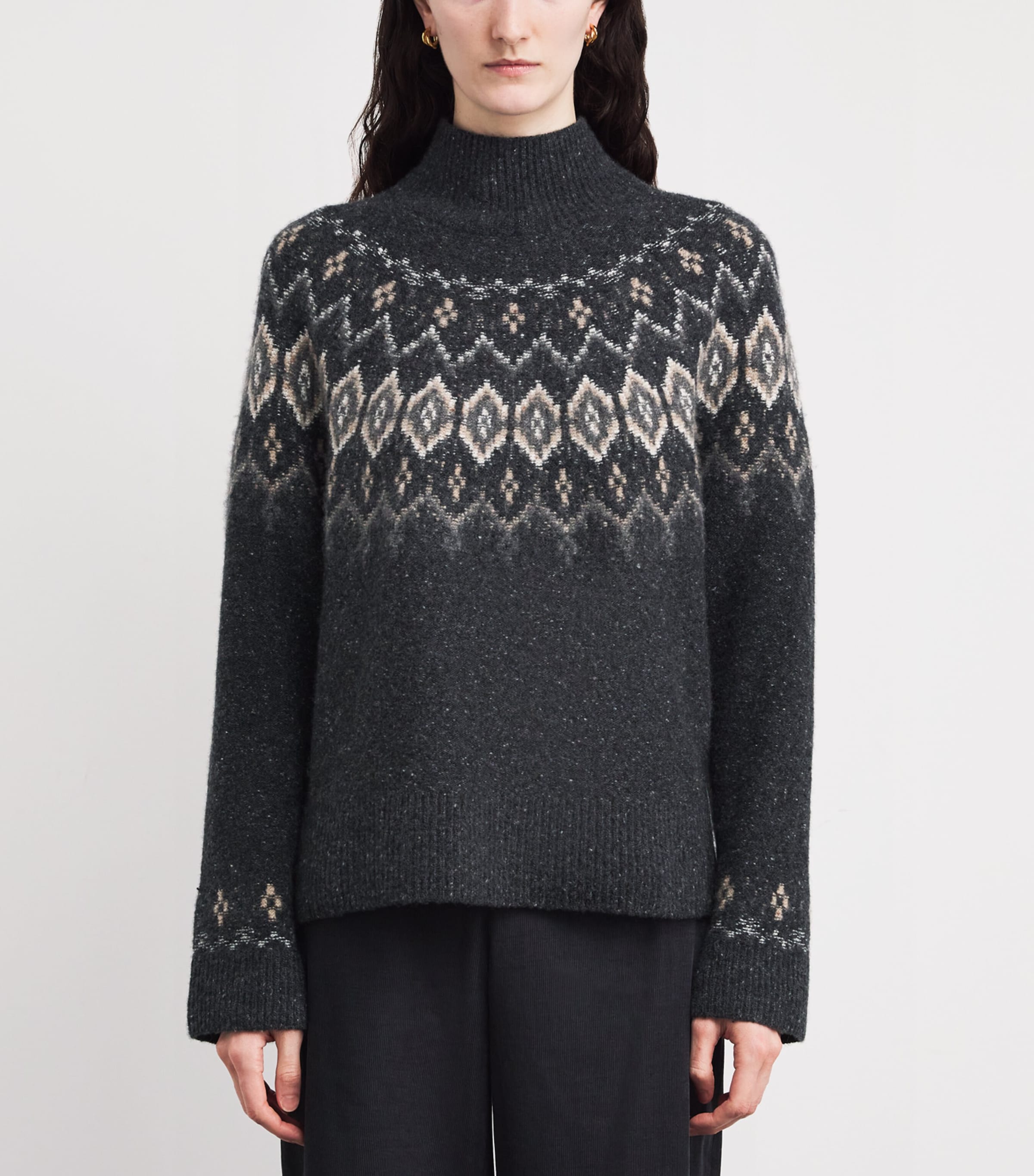 Cashmere Donegal Sweater 015HCC Image 3