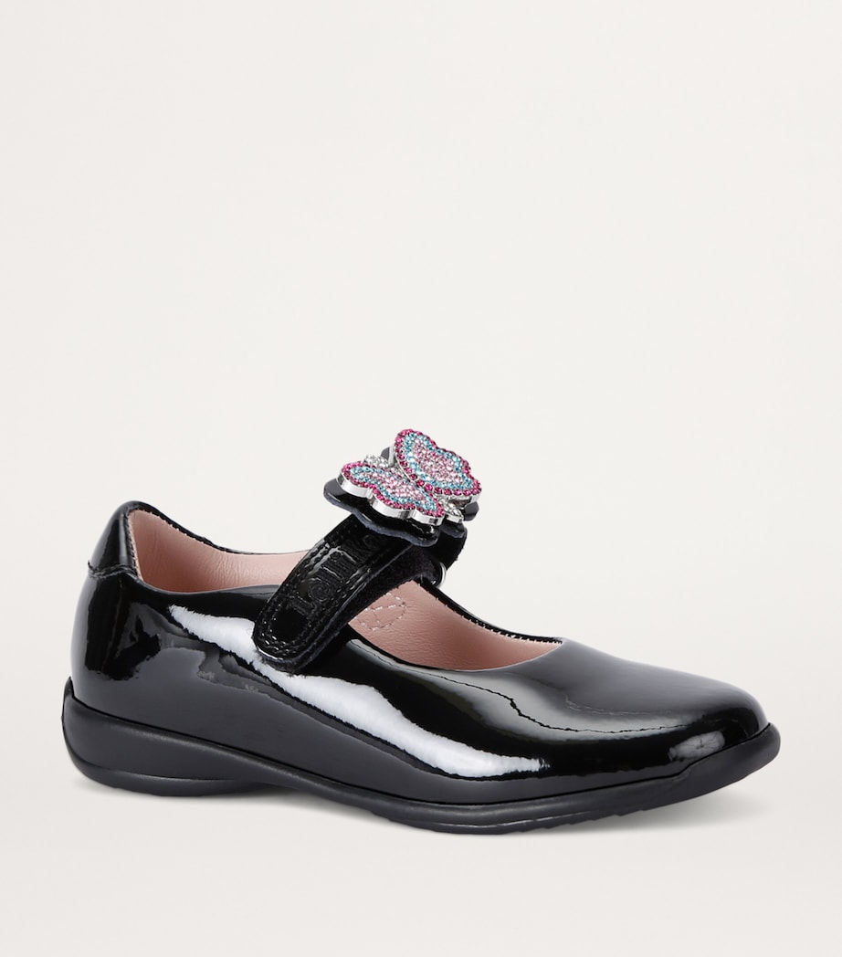 Patent Leather Luna 2 Ballet Flats BLACK Image 3