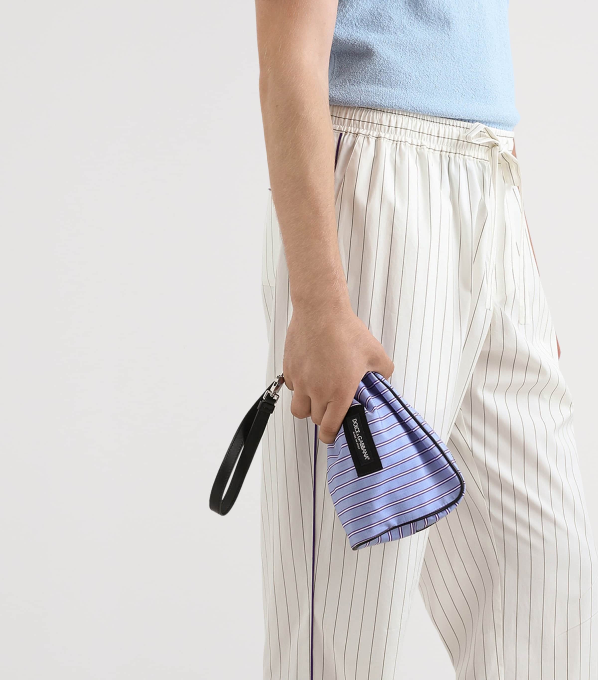Dolce&Gabbana Cotton Stripe Clutch Bag Multicolor Azz Image 2