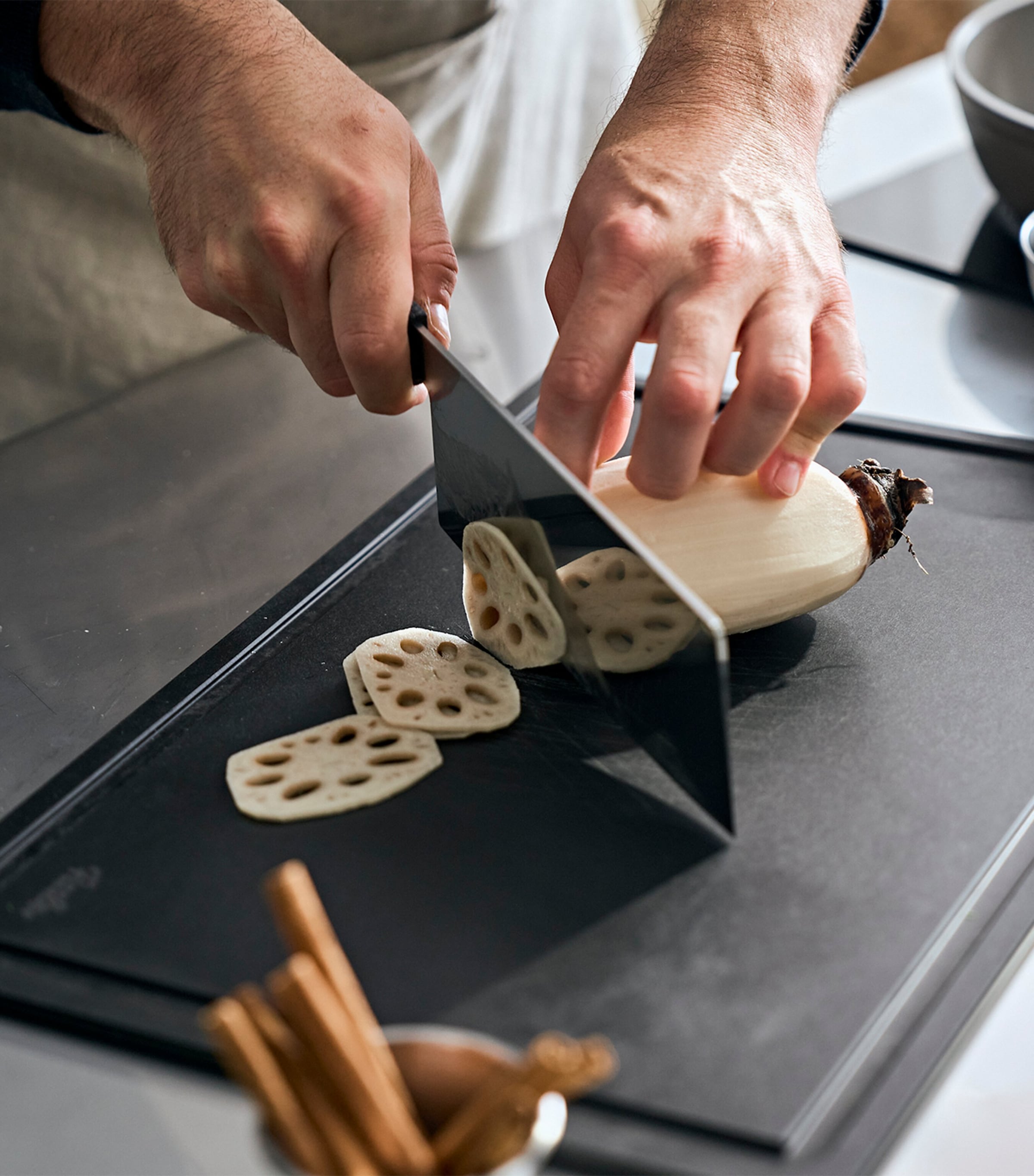 Stainless Steel ProCut Chinese Chef's Knife SS / SILVER / BLACK Image 3