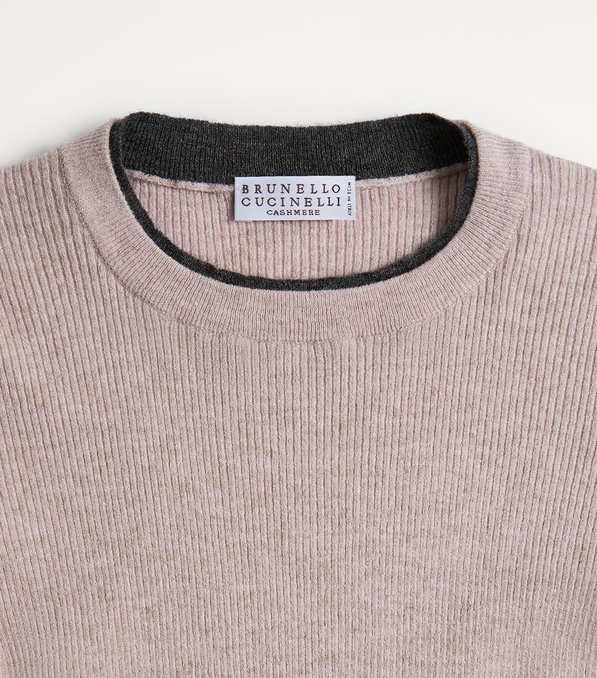 Brunello Cucinelli Kids Cashmere-Blend Long-Sleeve T-Shirt (4-6 Years) Image 3