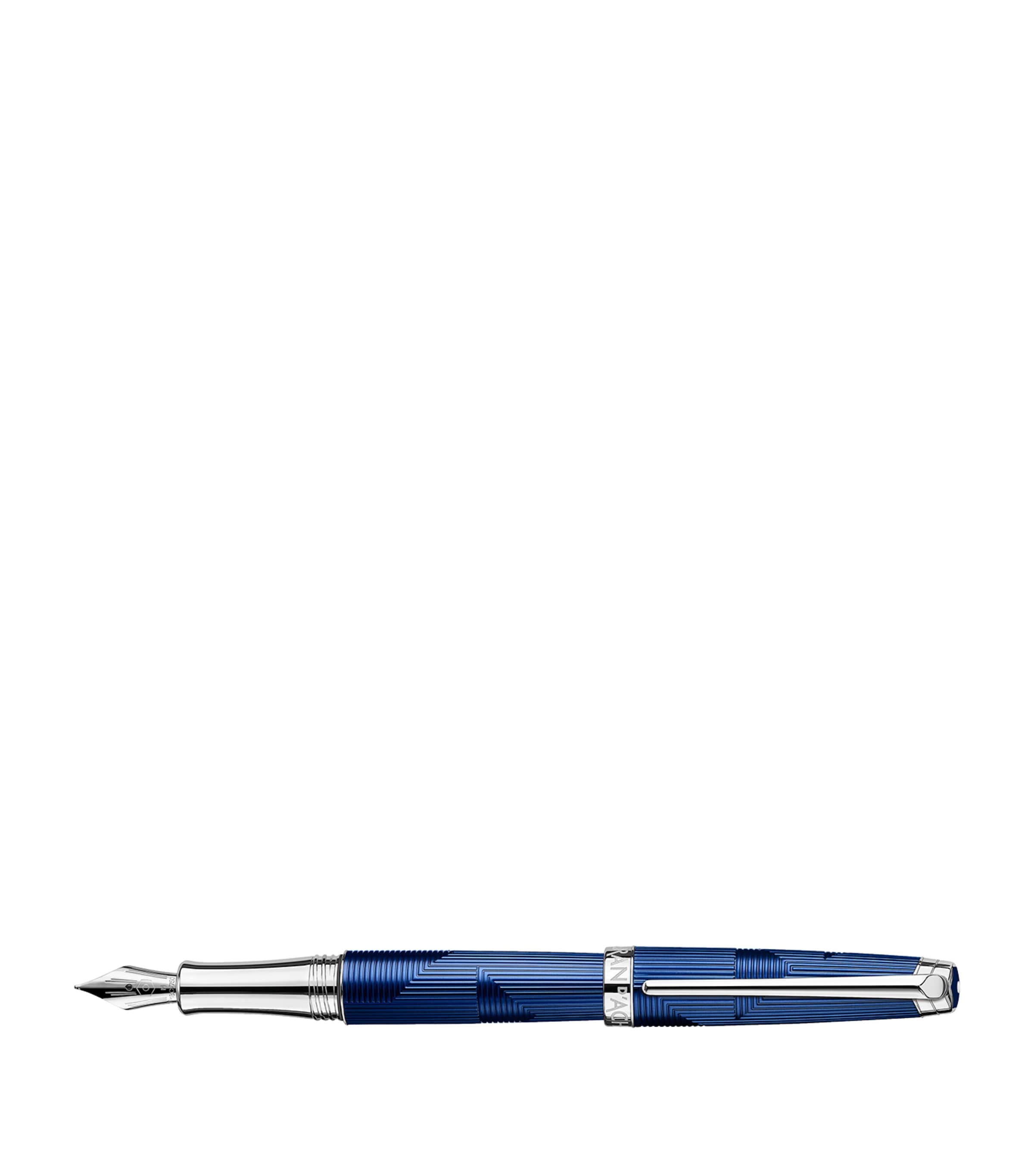 Caran d'Ache Léman Bleu Marin Fountain Pen Blue Image 2