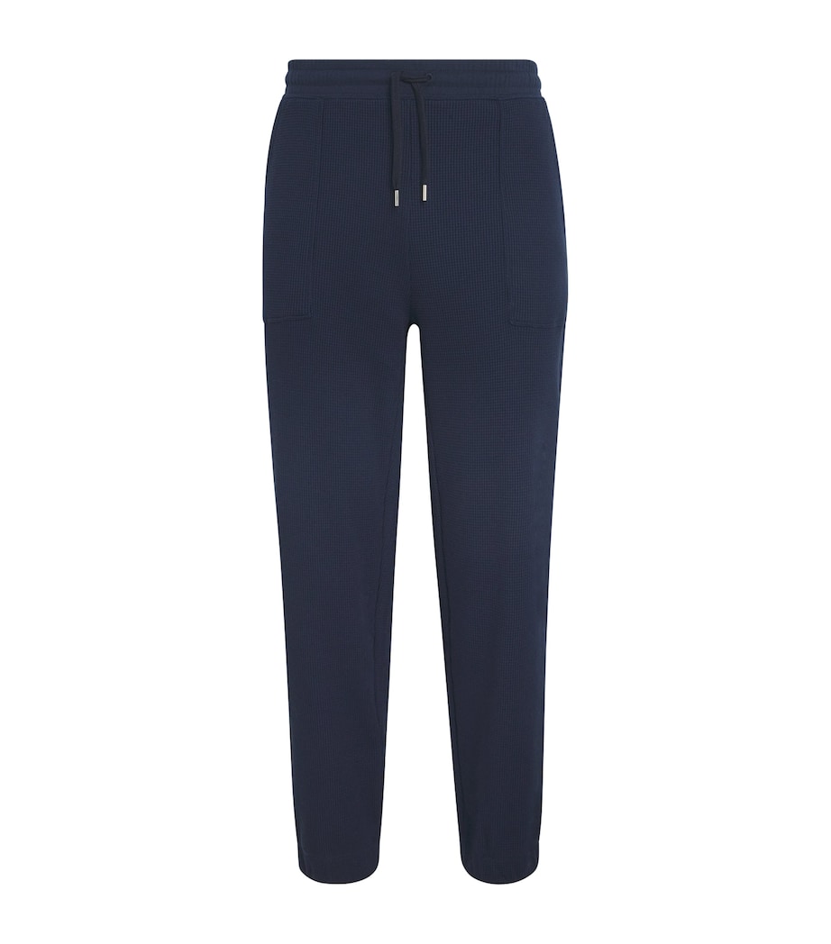 Waffle-Texture Lounge Sweatpants 49 BLUE Image 1