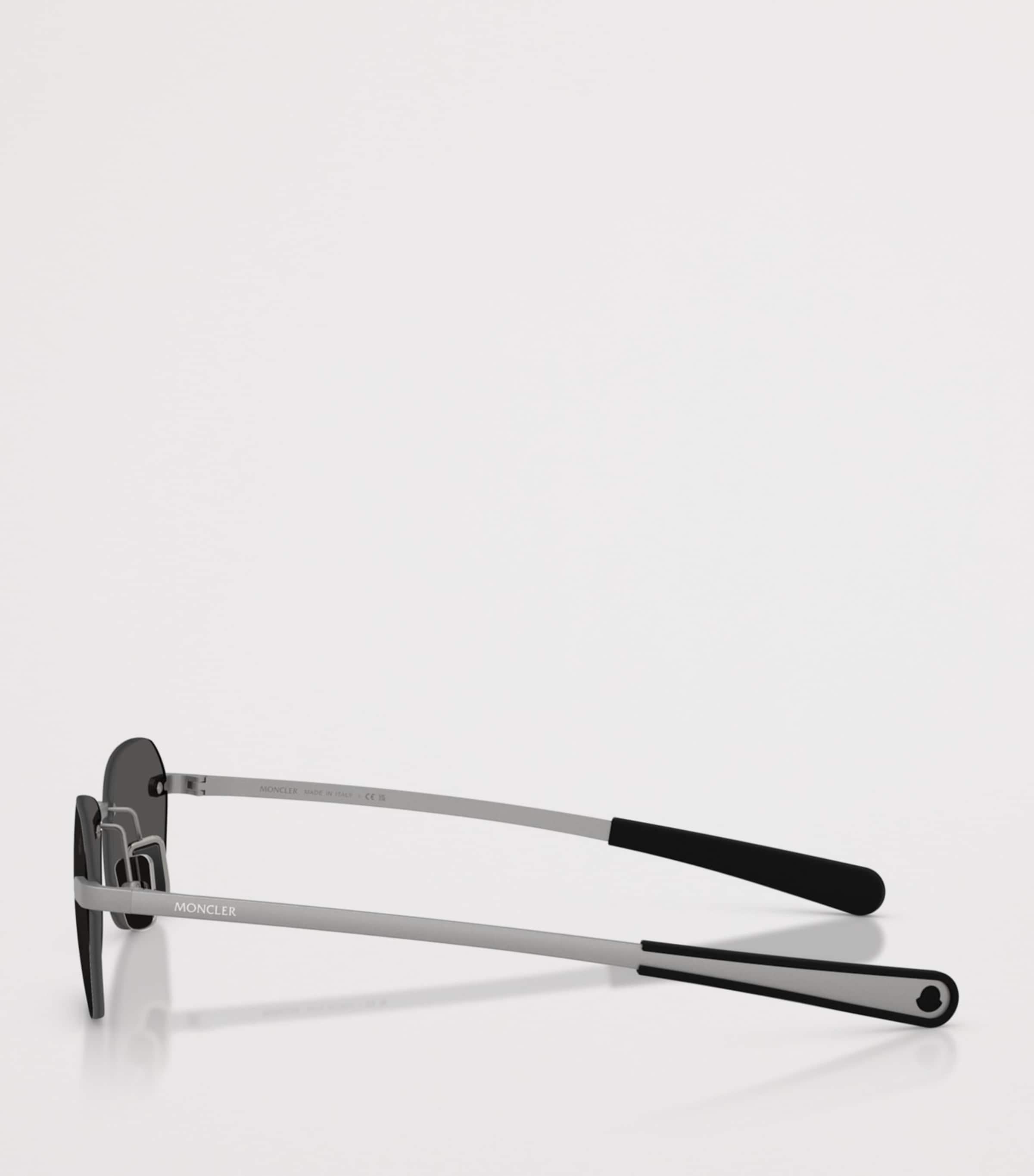 Moncler Orris Irregular Rectangle Sunglasses Grey Image 3