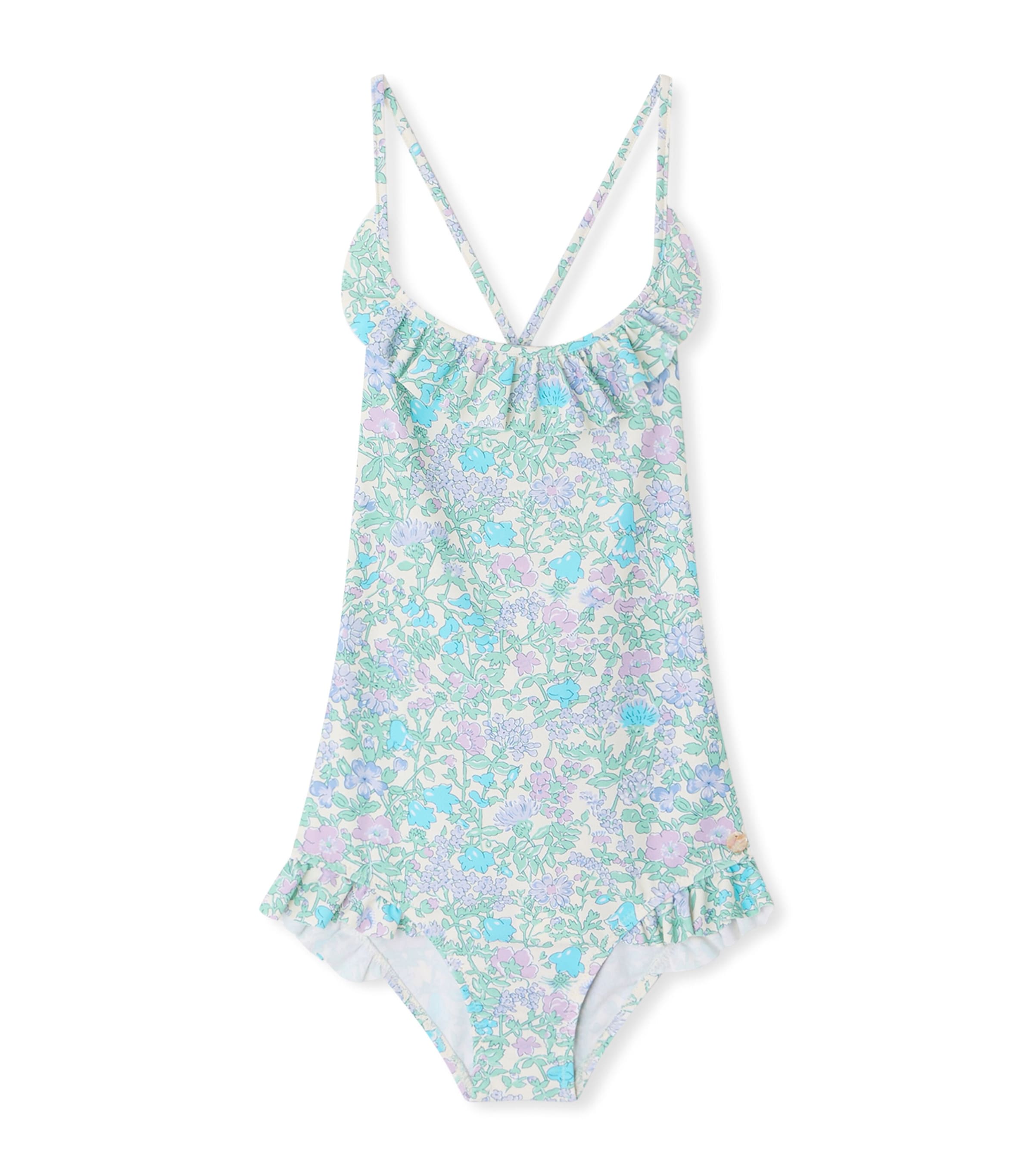 Floral Lacy Swimsuit (4-8 Years) PARME CLAIR Image 1