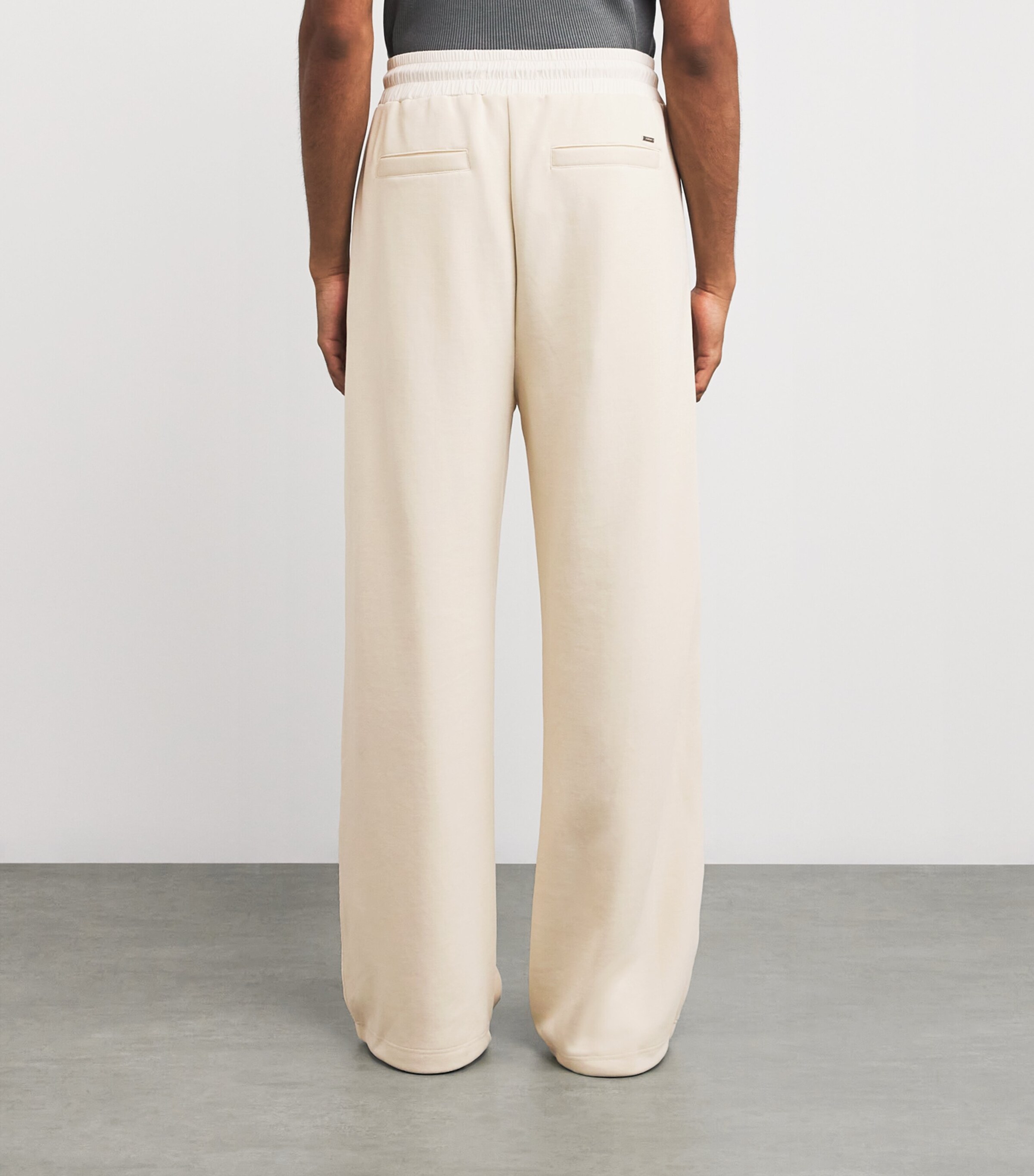 Cotton Logo Relaxed Sweatpants ALABASTER Image 4