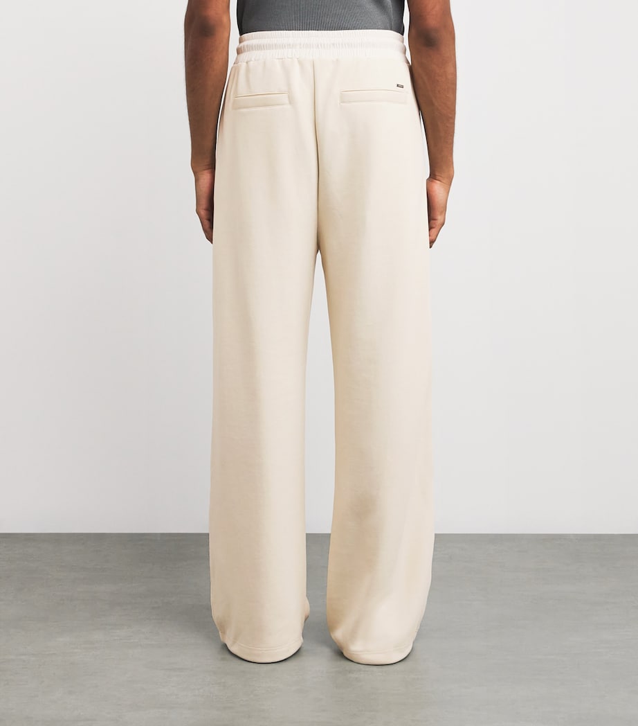 Cotton Logo Relaxed Sweatpants ALABASTER Image 4